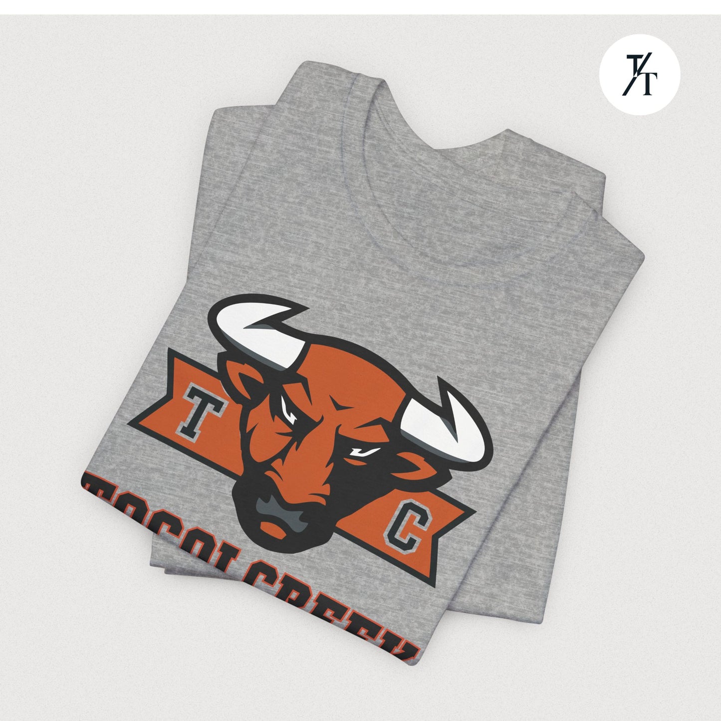TC Toro Block Head Tee – Tocoi Creek High School Spirit Shirt