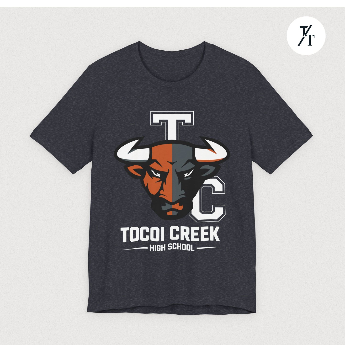 Split Face Toro Tee – Tocoi Creek High School Bull Shirt