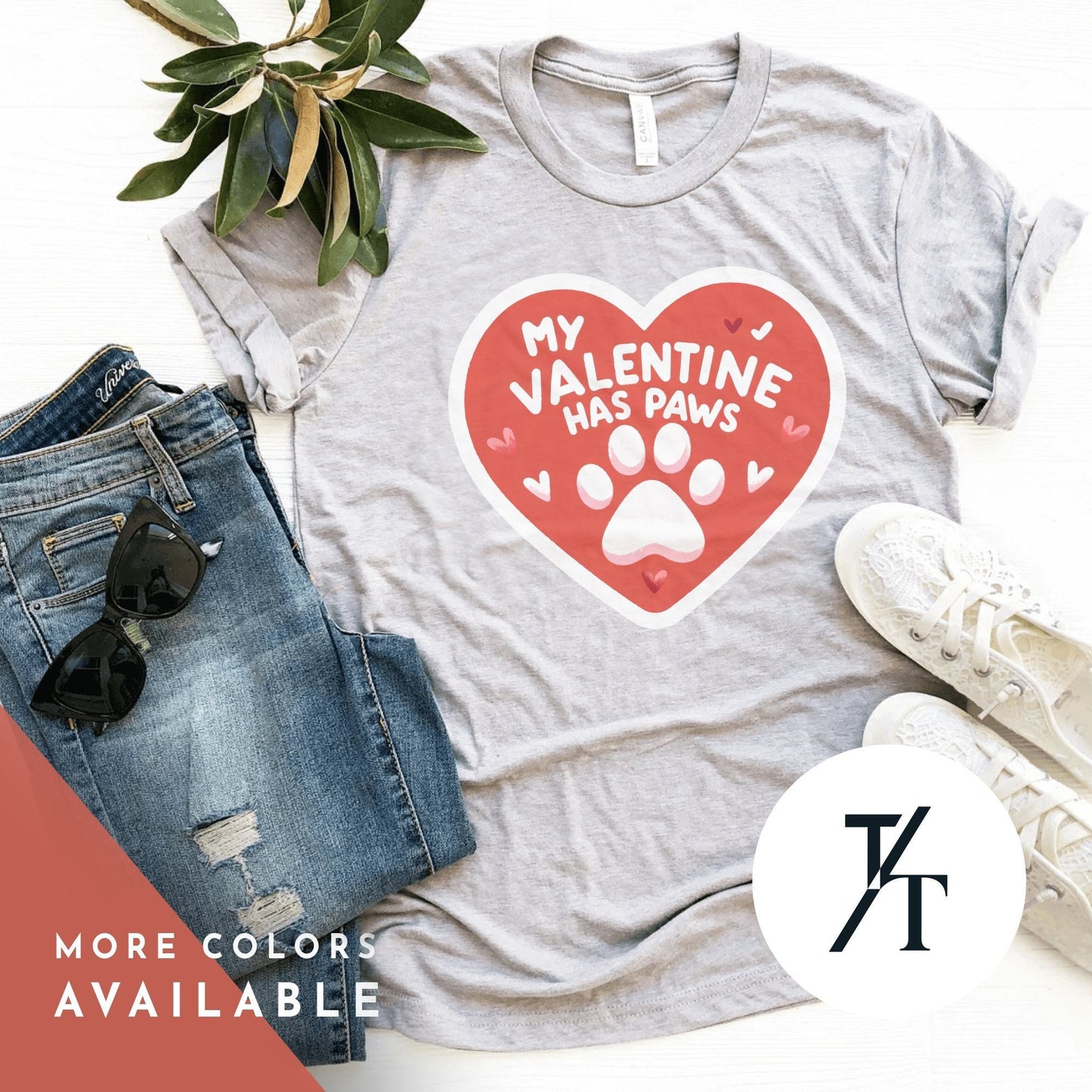 Pet Lover Valentines Dog Shirts Cat Mom Love Tee