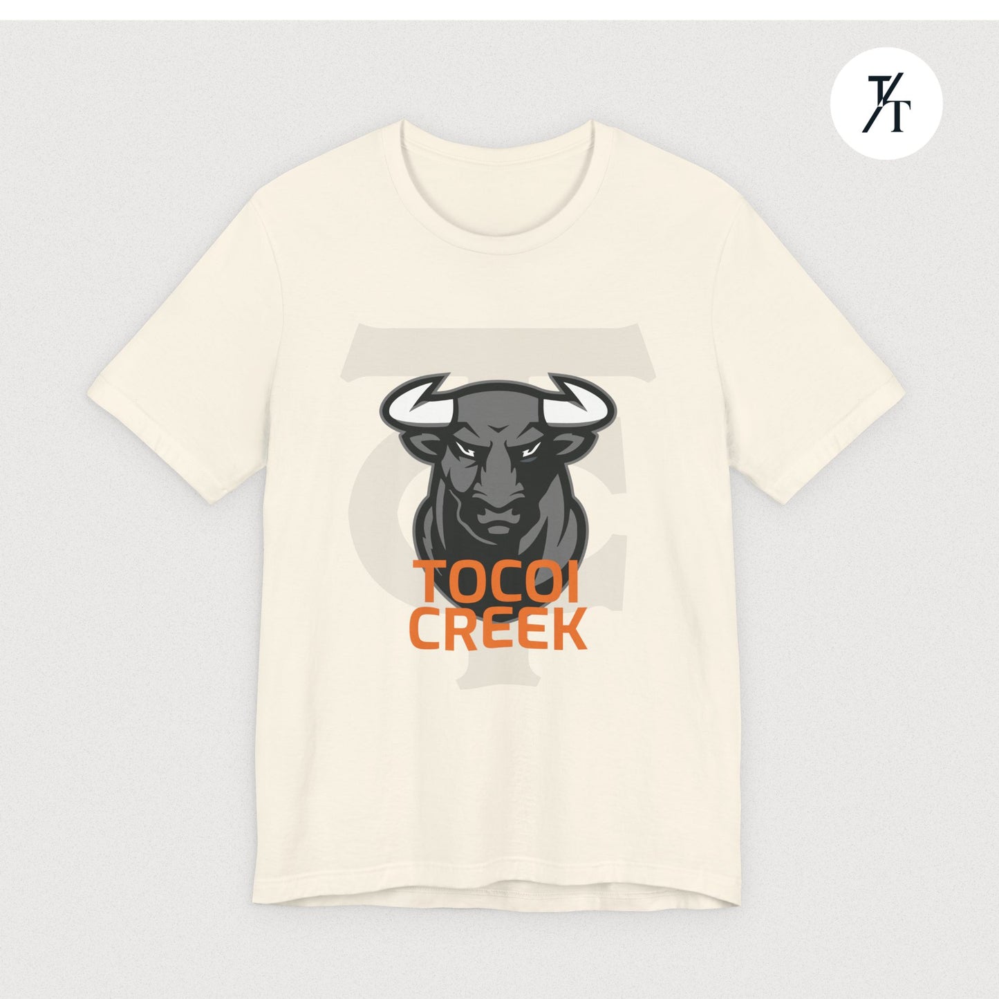 Mono Shadow Toro Tee – Tocoi Creek High School Bull Shirt