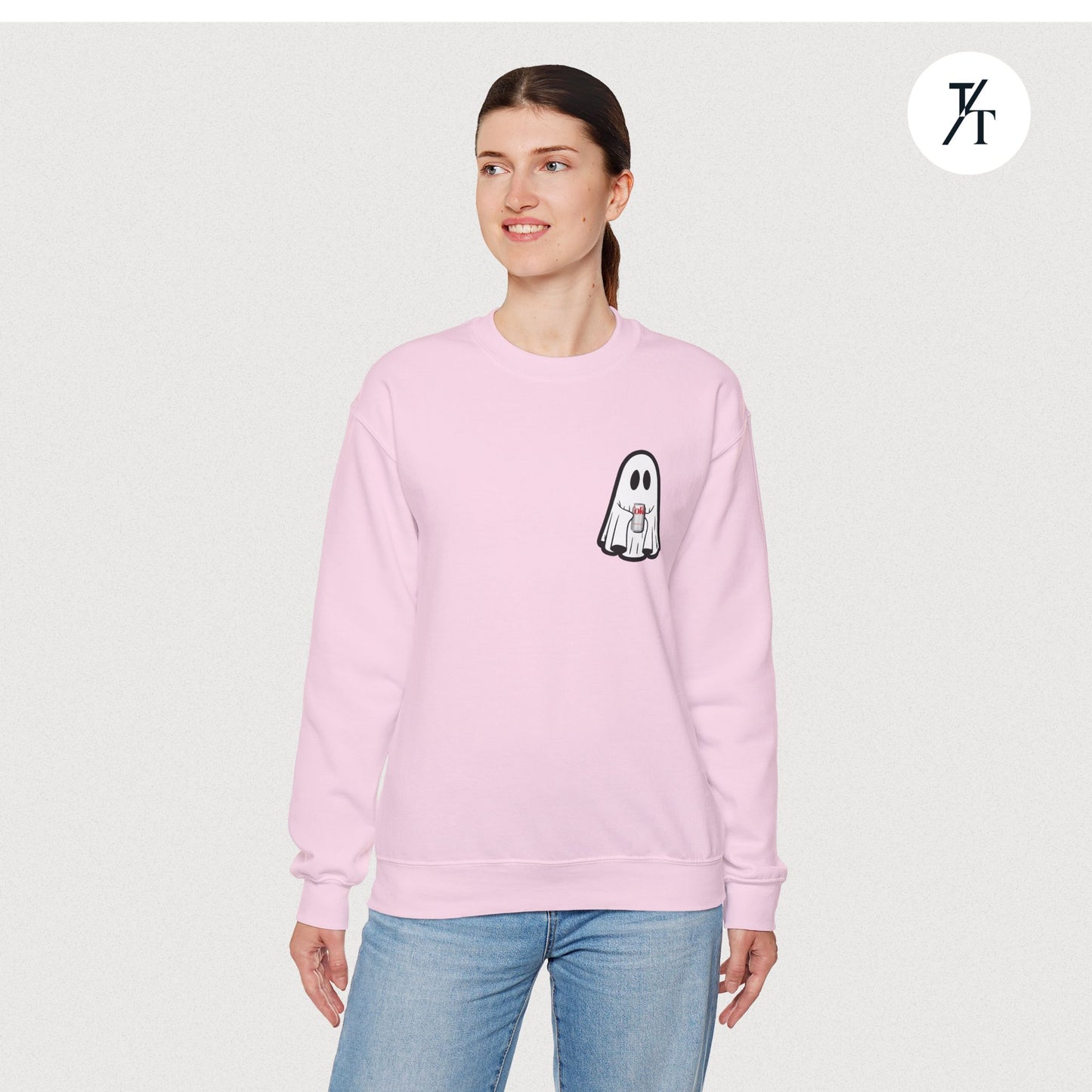 Cute Boo Ghost Diet Coke Halloween Spooky Sweatshirt