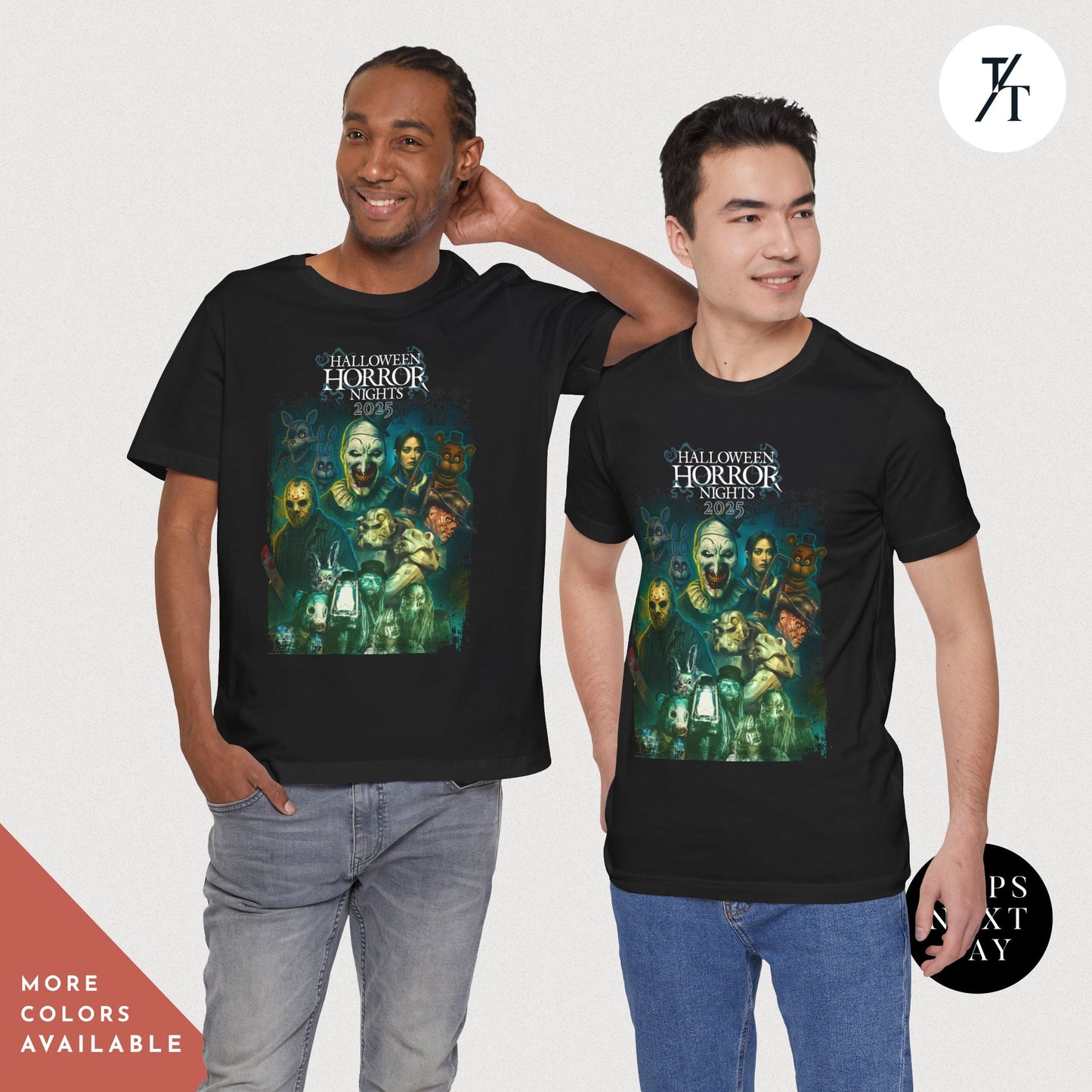 Horror Ensemble Tee - Universal Studios Halloween Horror Nights 2025 - 100% Exclusive Original Design