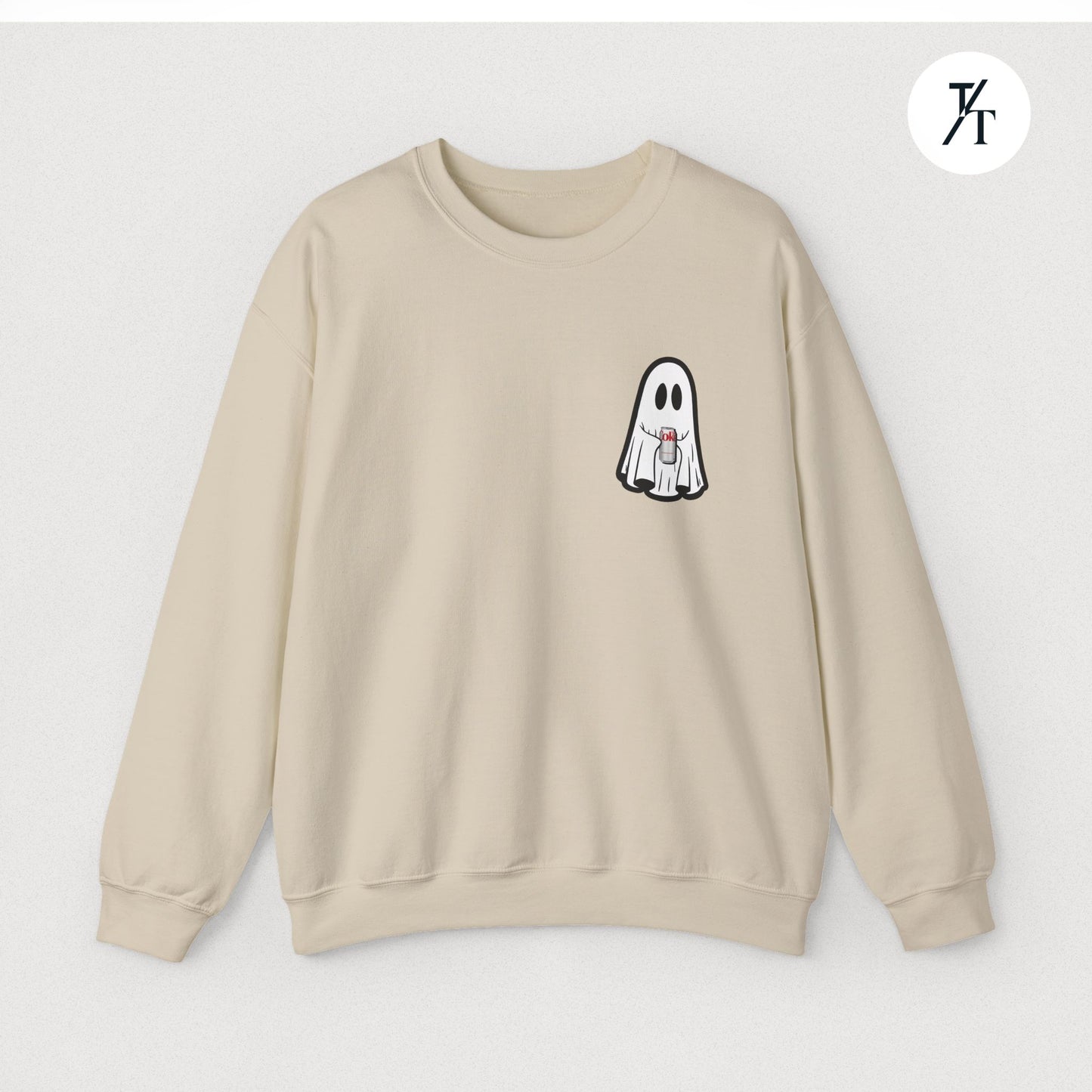 Cute Boo Ghost Diet Coke Halloween Spooky Sweatshirt