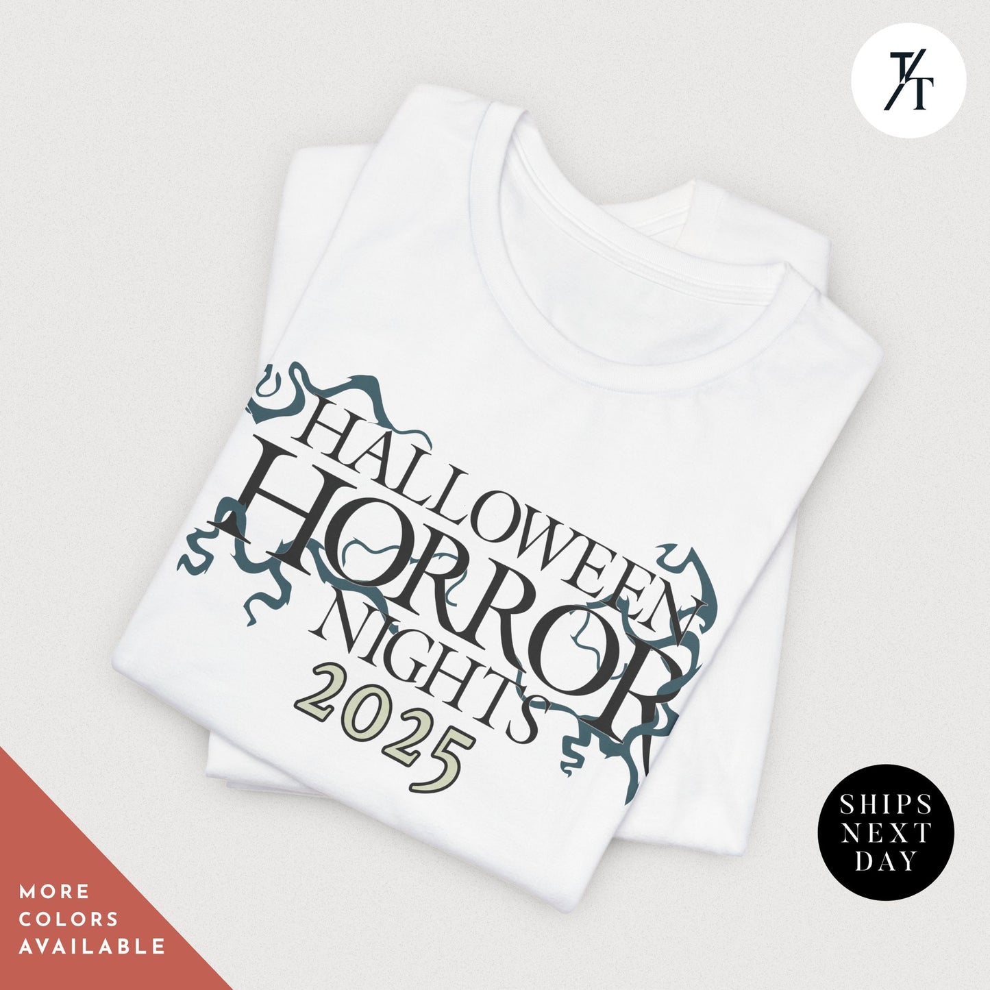 Halloween Horror Nights 2025 Classy Type Tee