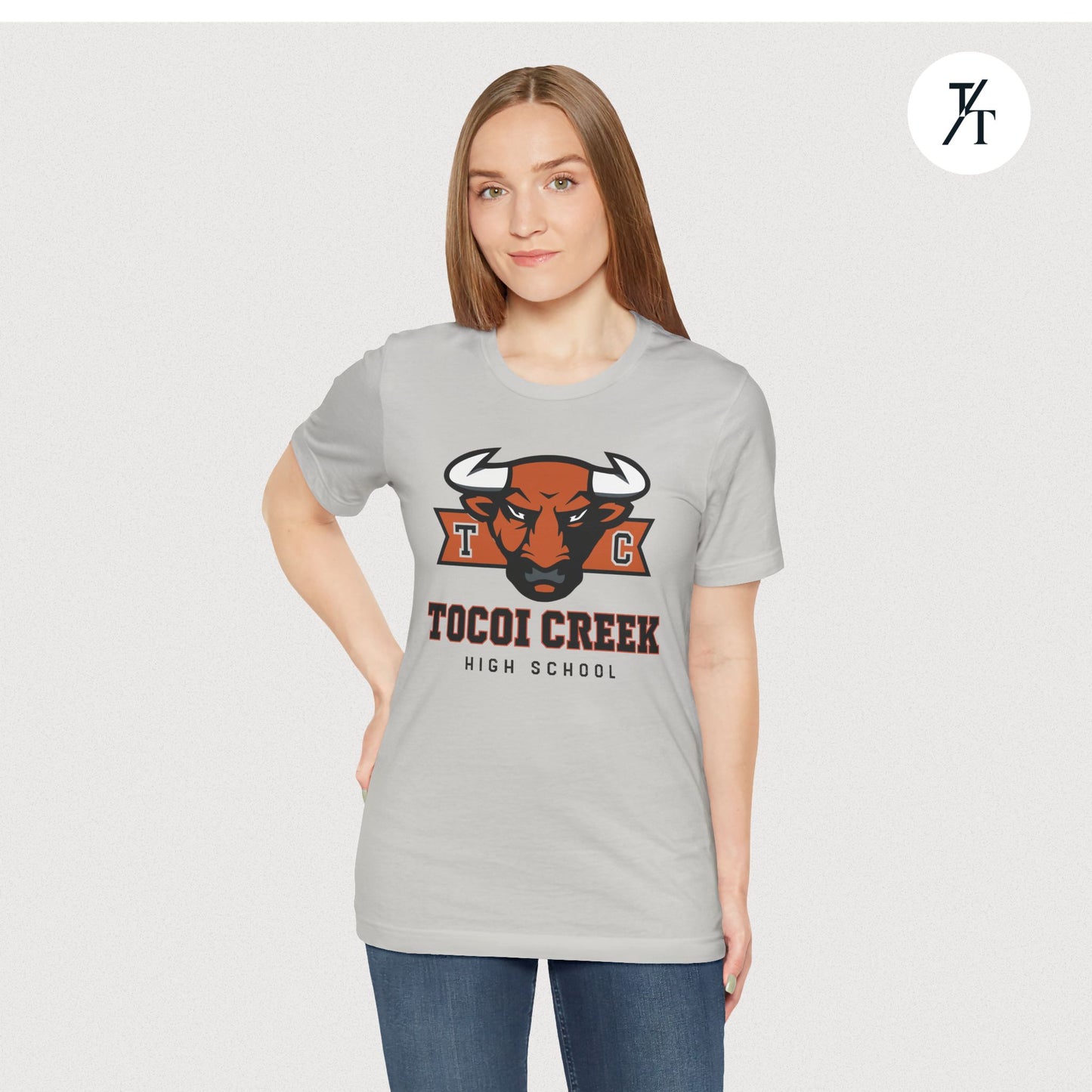 TC Toro Block Head Tee – Tocoi Creek High School Spirit Shirt