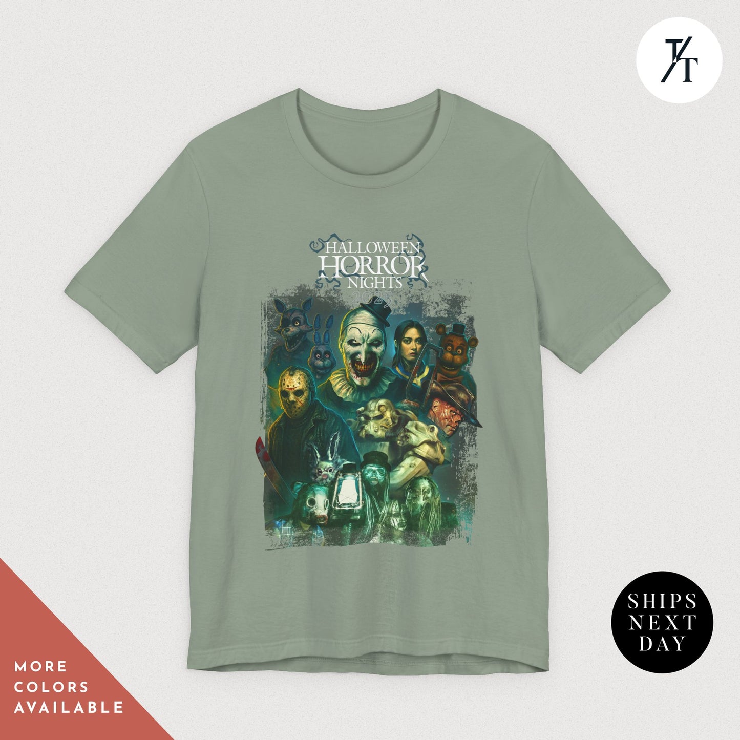 Horror Ensemble Tee - Universal Studios Halloween Horror Nights 2025 - 100% Exclusive Original Design