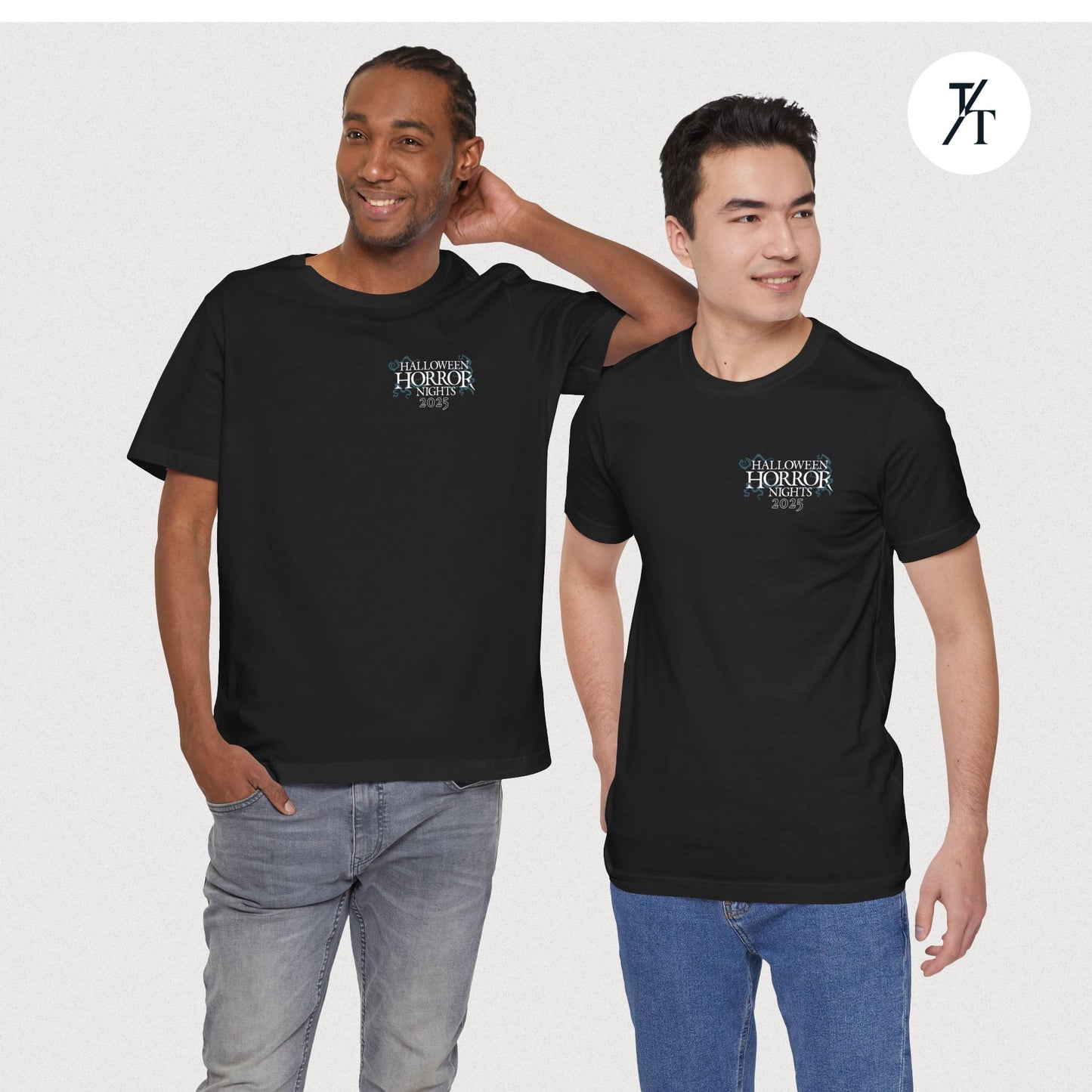 Exclusive Universal Studios Halloween Horror Nights 2025 Two-sided Original Design Horror Ensemble T-shirt