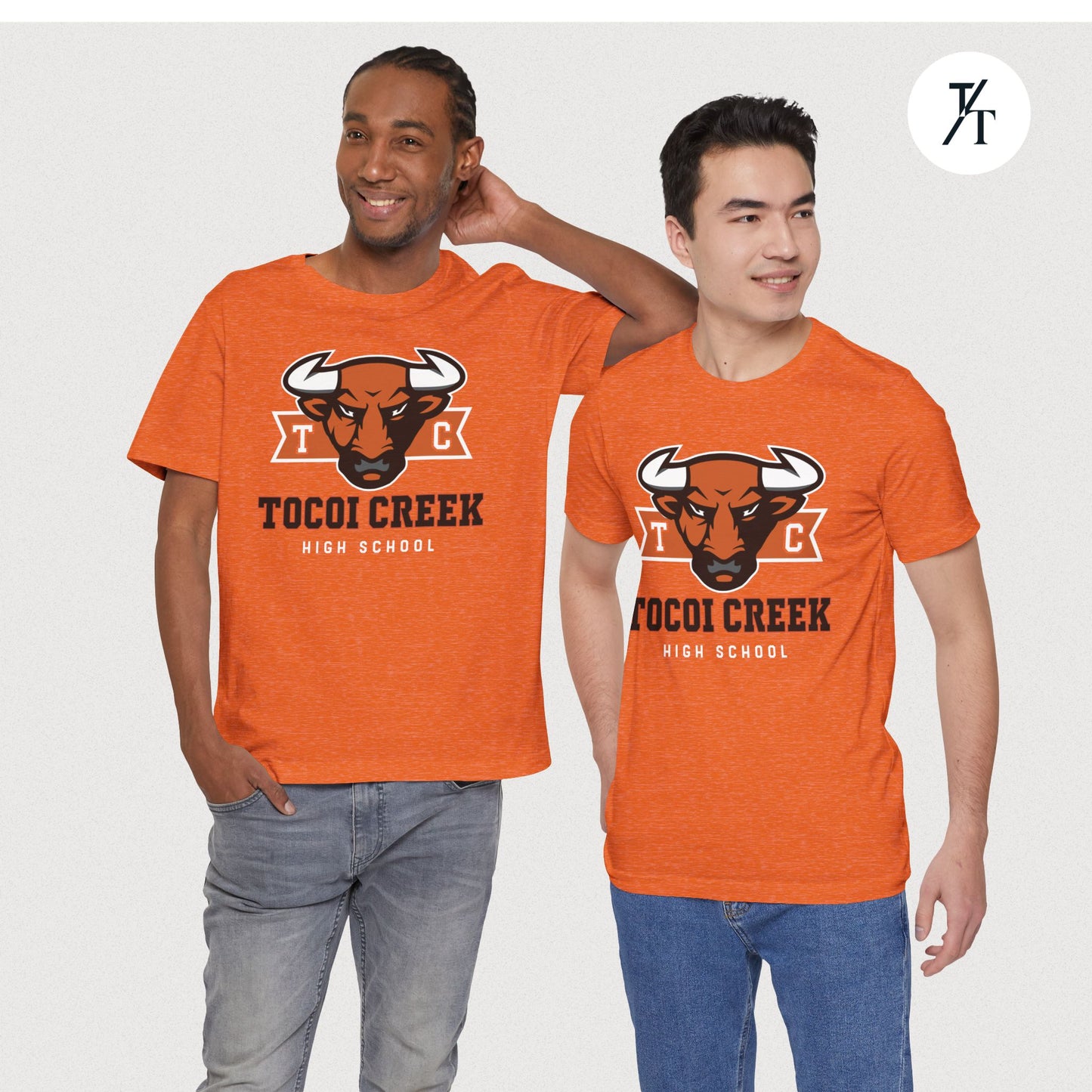 TC Toro Block Head Tee – Tocoi Creek High School Spirit Shirt
