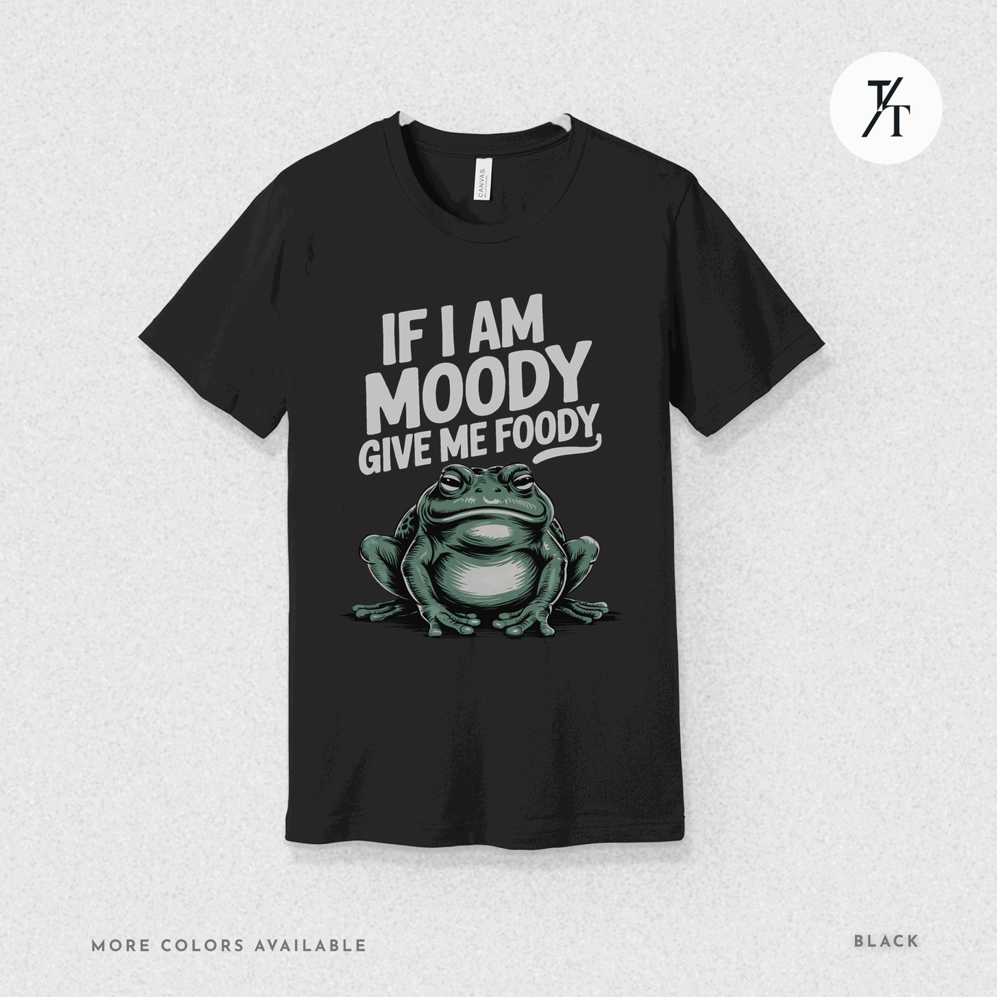 Moody Foody Cowboy Western Frog Funny Graphic Tee - Trendy/Timeless Studio