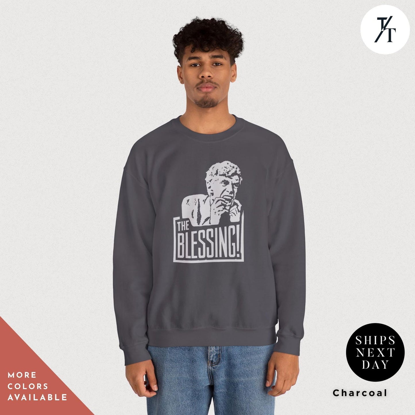 Uncle Lewis The Blessing Christmas Sweatshirt National Lampoon Christmas Vacation The Blessing Uncle Lewis Vacation Funny Ugly Xmas Sweater - Trendy/Timeless Studio