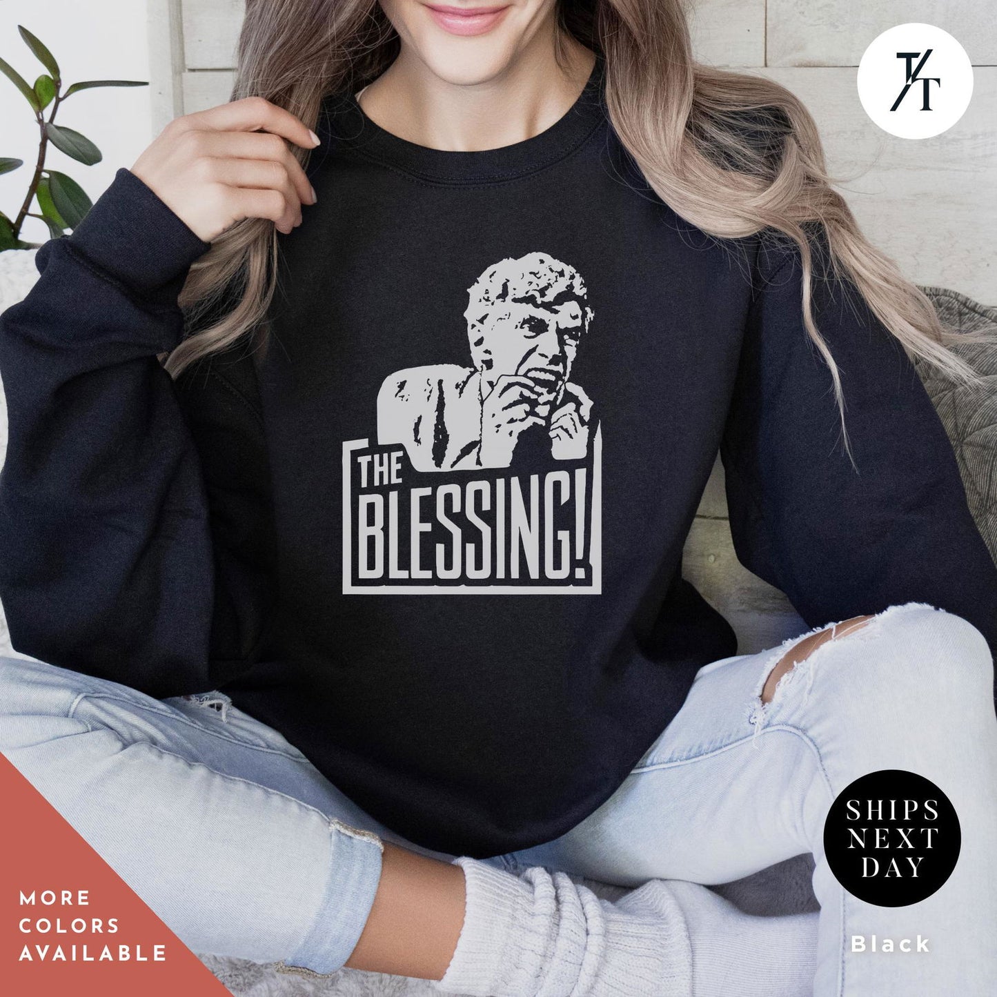 Uncle Lewis The Blessing Christmas Sweatshirt National Lampoon Christmas Vacation The Blessing Uncle Lewis Vacation Funny Ugly Xmas Sweater - Trendy/Timeless Studio