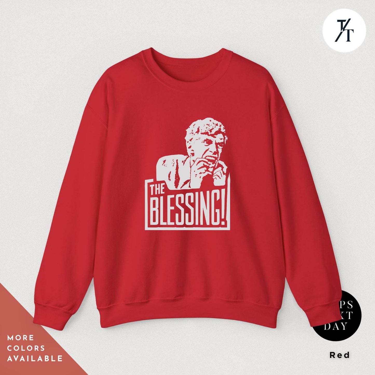 Uncle Lewis The Blessing Christmas Sweatshirt National Lampoon Christmas Vacation The Blessing Uncle Lewis Vacation Funny Ugly Xmas Sweater - Trendy/Timeless Studio