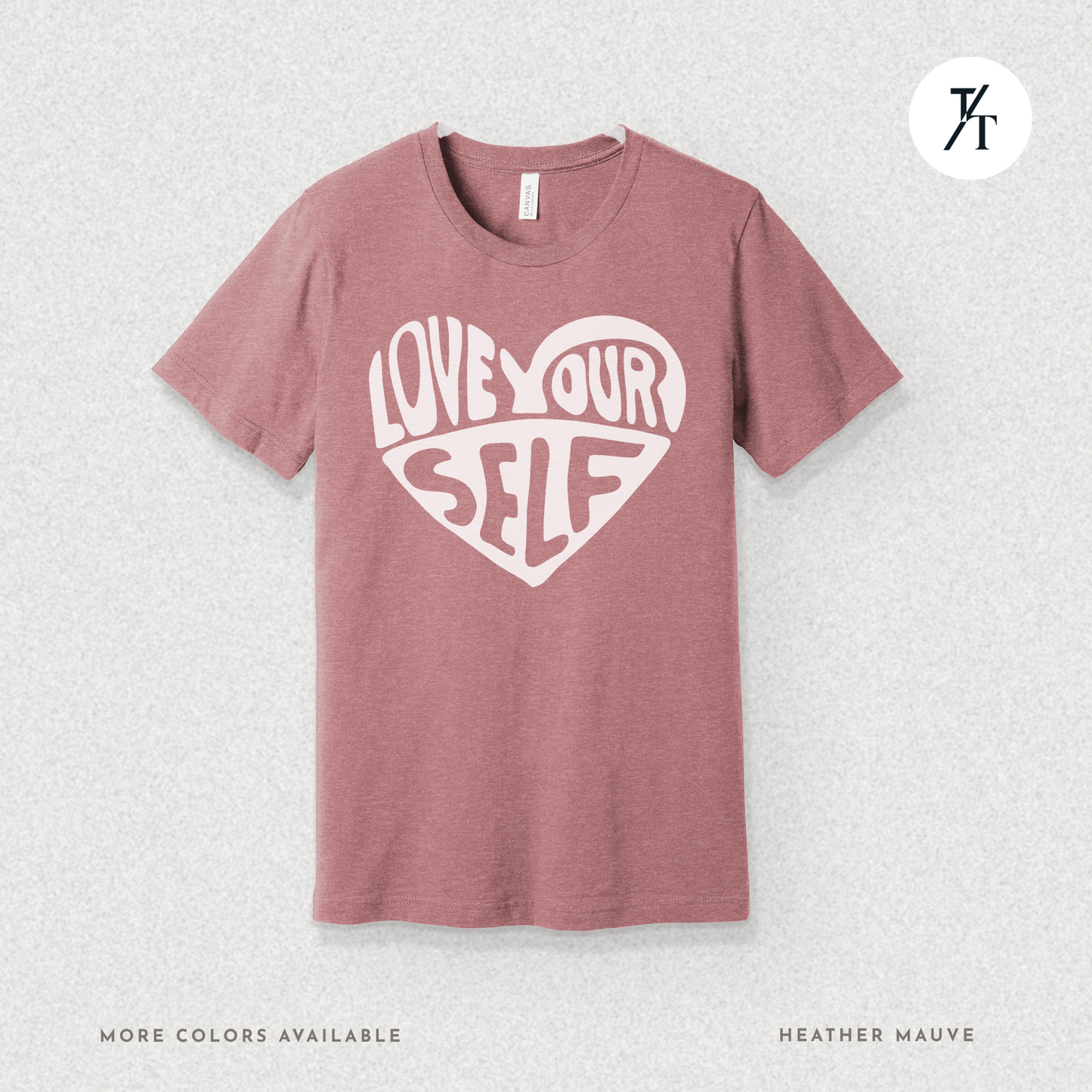 Love Yourself T-Shirt – Bold Psychedelic Heart Graphic Tee