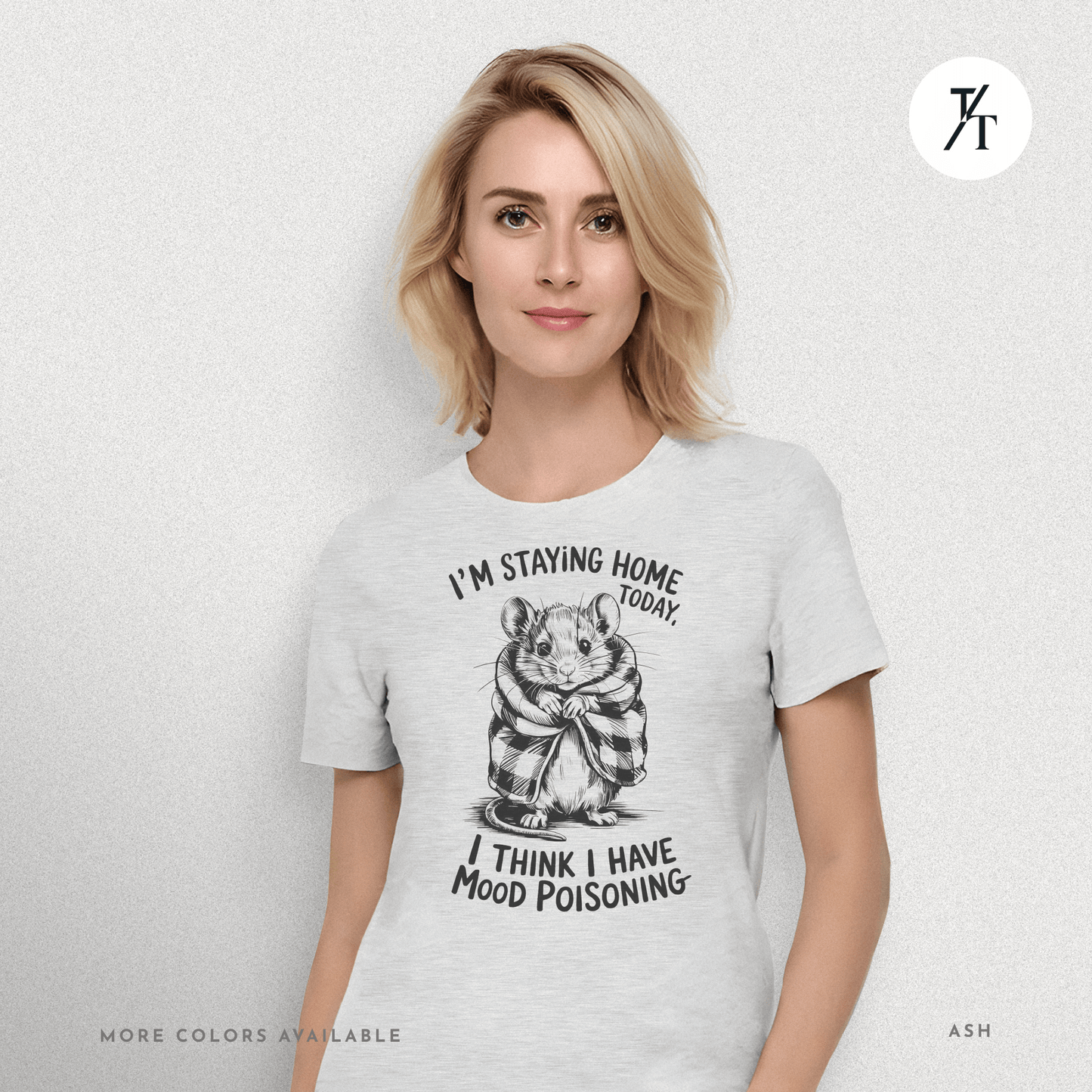 Funny Mouse Introvert Mood Poisoning Graphic Tee π