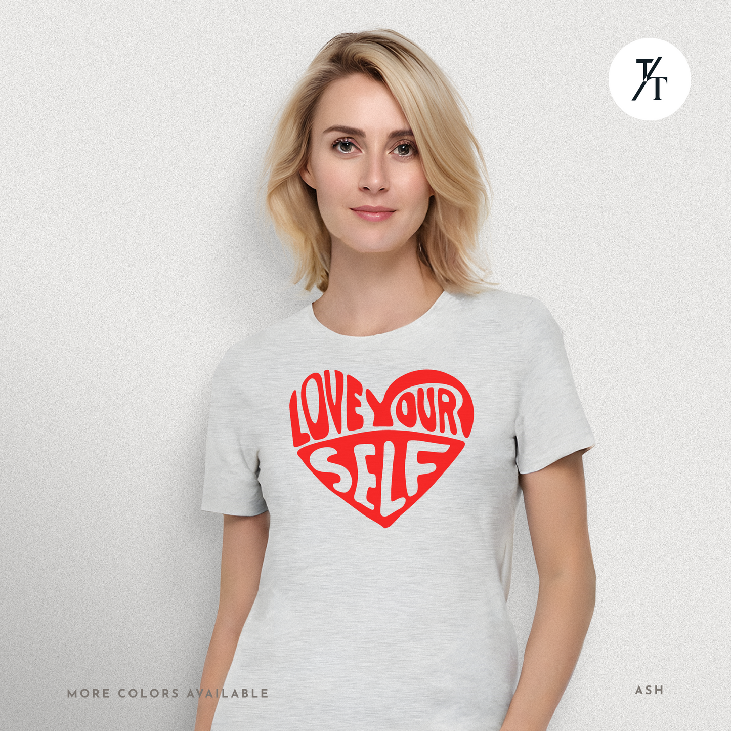 Love Yourself T-Shirt – Bold Psychedelic Heart Graphic Tee