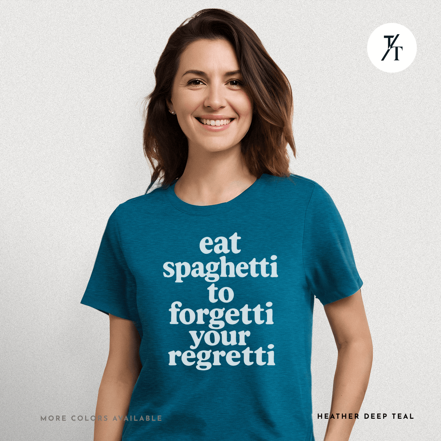 Eat Spaghetti Forgetti Tee – Funny Comfort Food Quote Shirt
