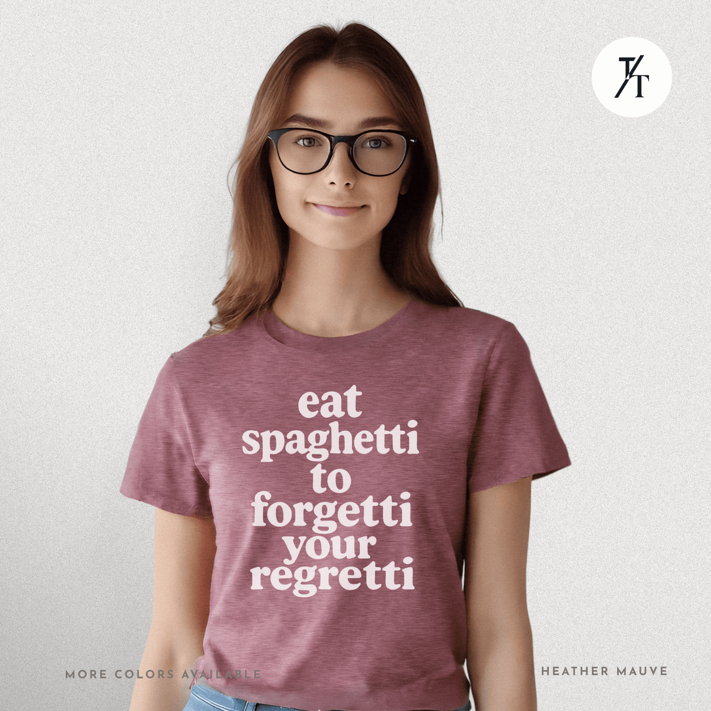 Eat Spaghetti Forgetti Tee – Funny Comfort Food Quote Shirt