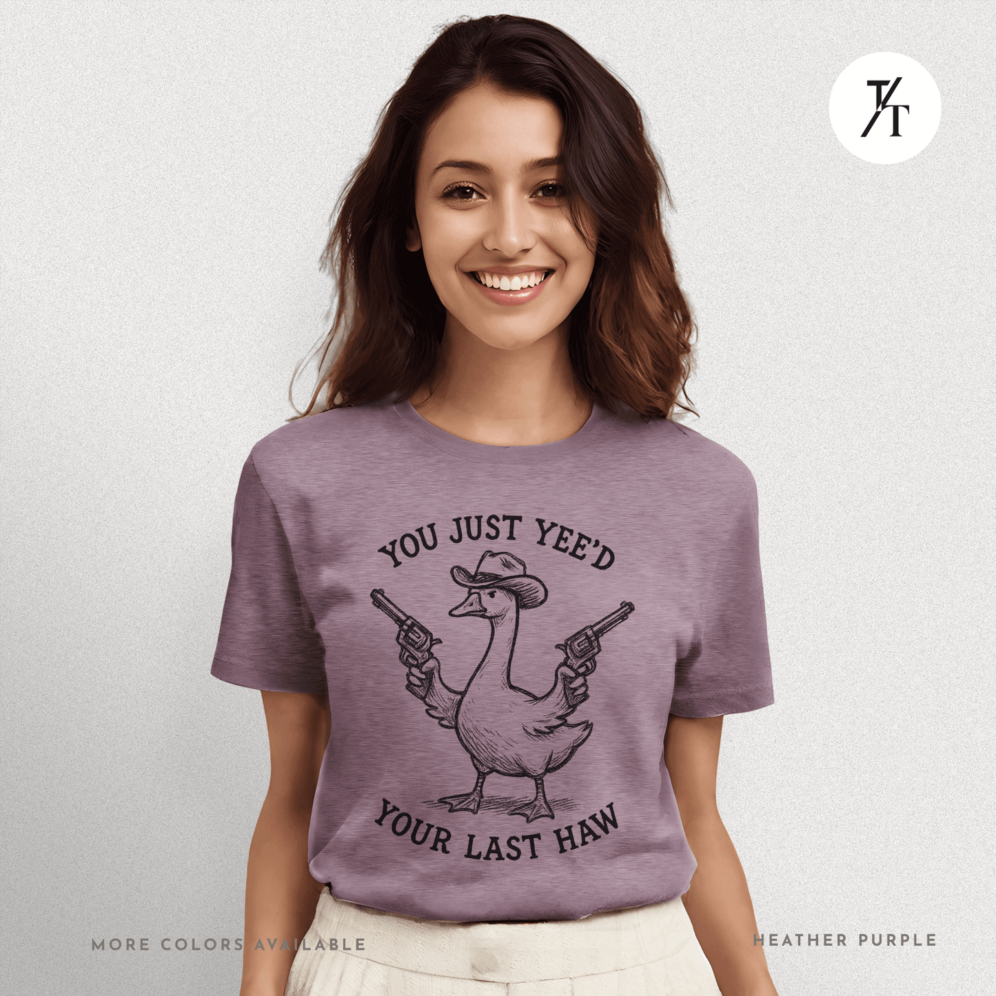 Sarcastic Cowboy Duck You Just Yee’d Your Last Haw Tee