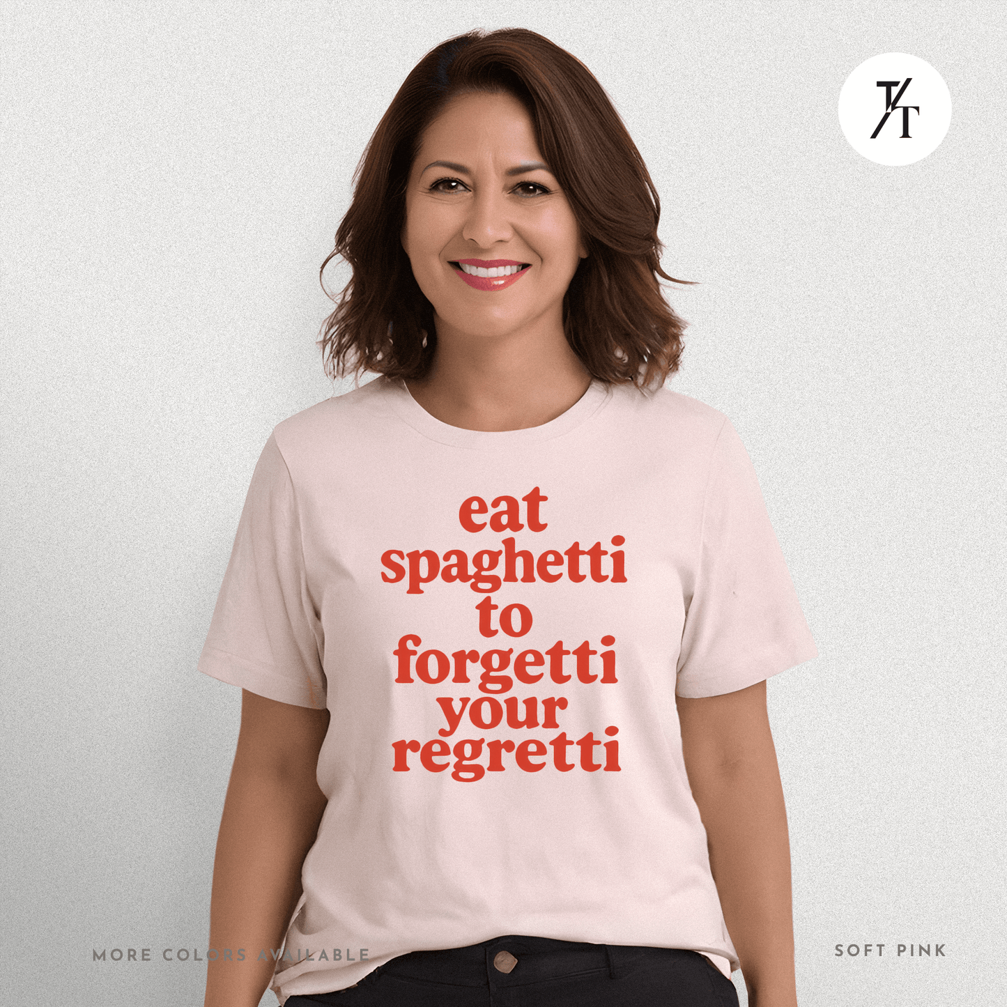 Eat Spaghetti Forgetti Tee – Funny Comfort Food Quote Shirt