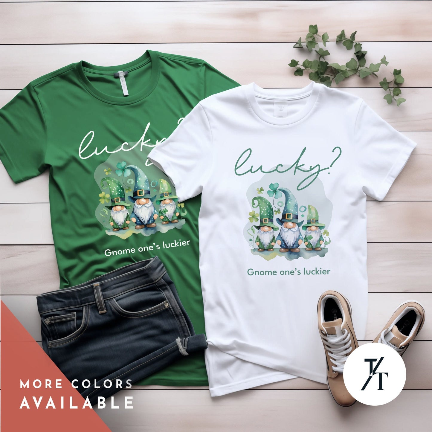 Happy St Patricks Day Gnomes Shirt Irish Lucky Tee