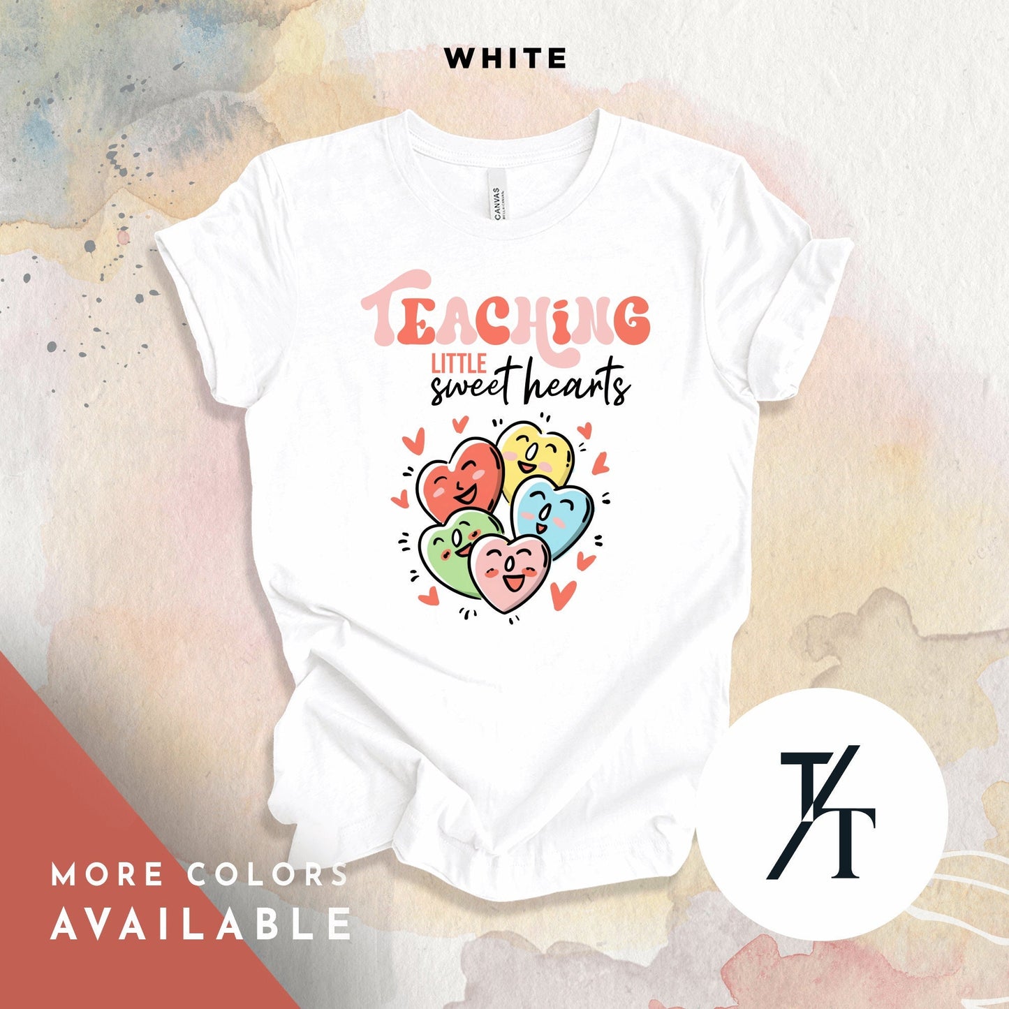 Teaching Sweethearts Teacher Shirts Valentines Day Gift Tee