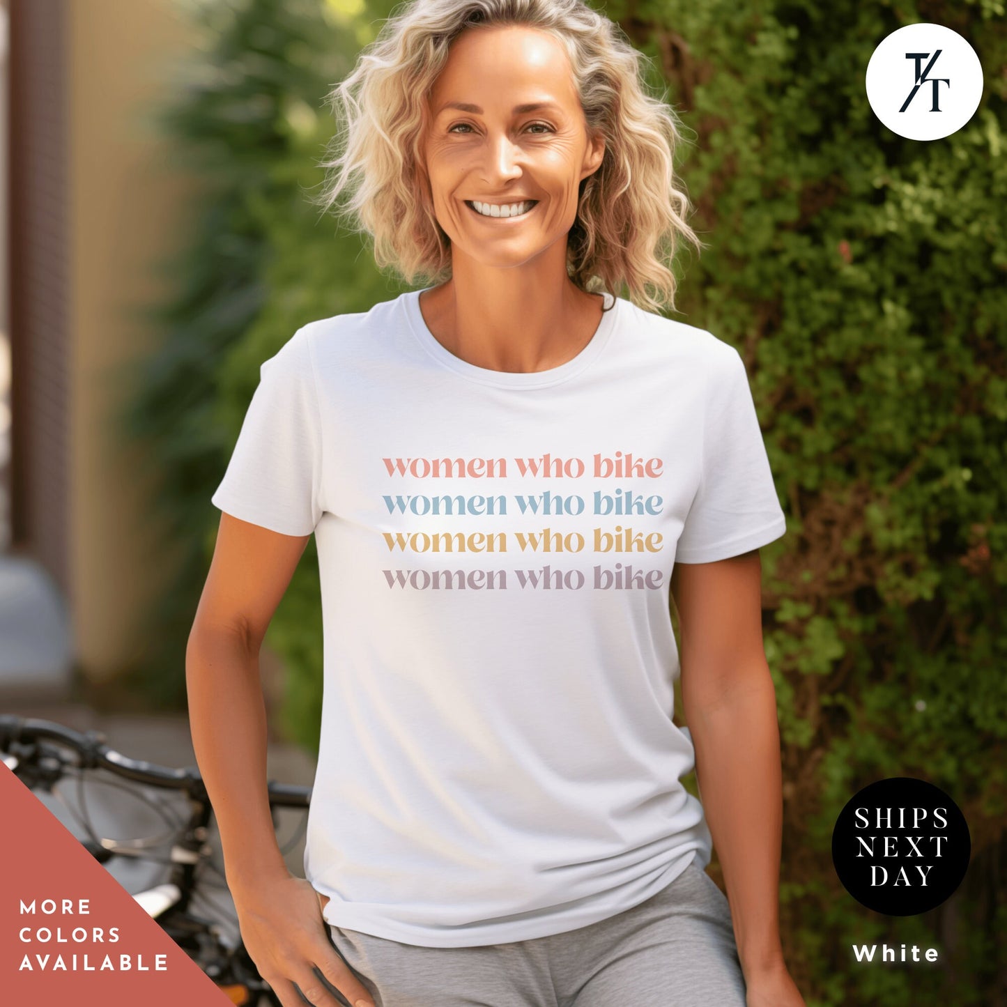 Womans Mountain Bike Shirt Gift For Biking Lover Tee