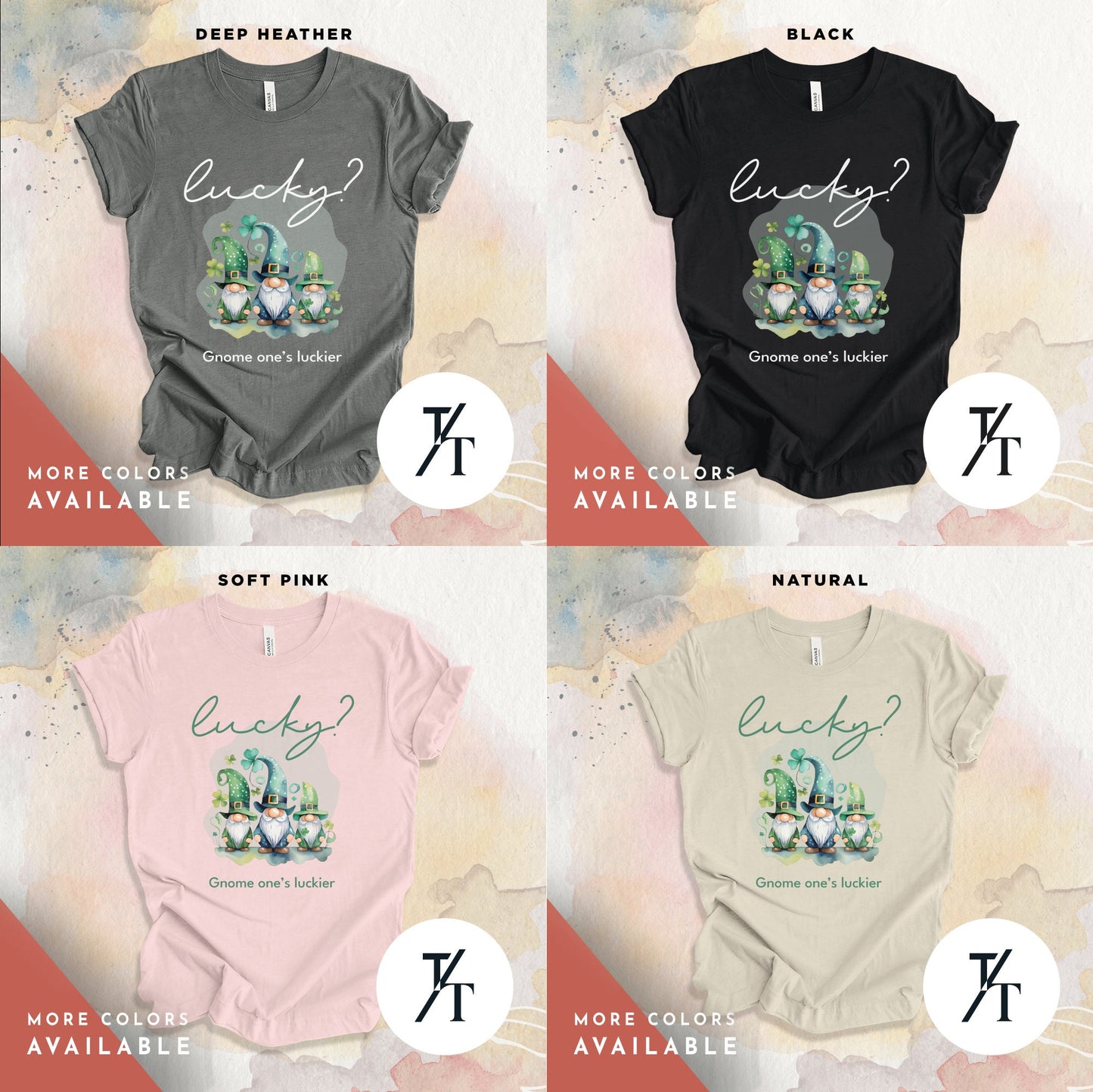 Happy St Patricks Day Gnomes Shirt Irish Lucky Tee