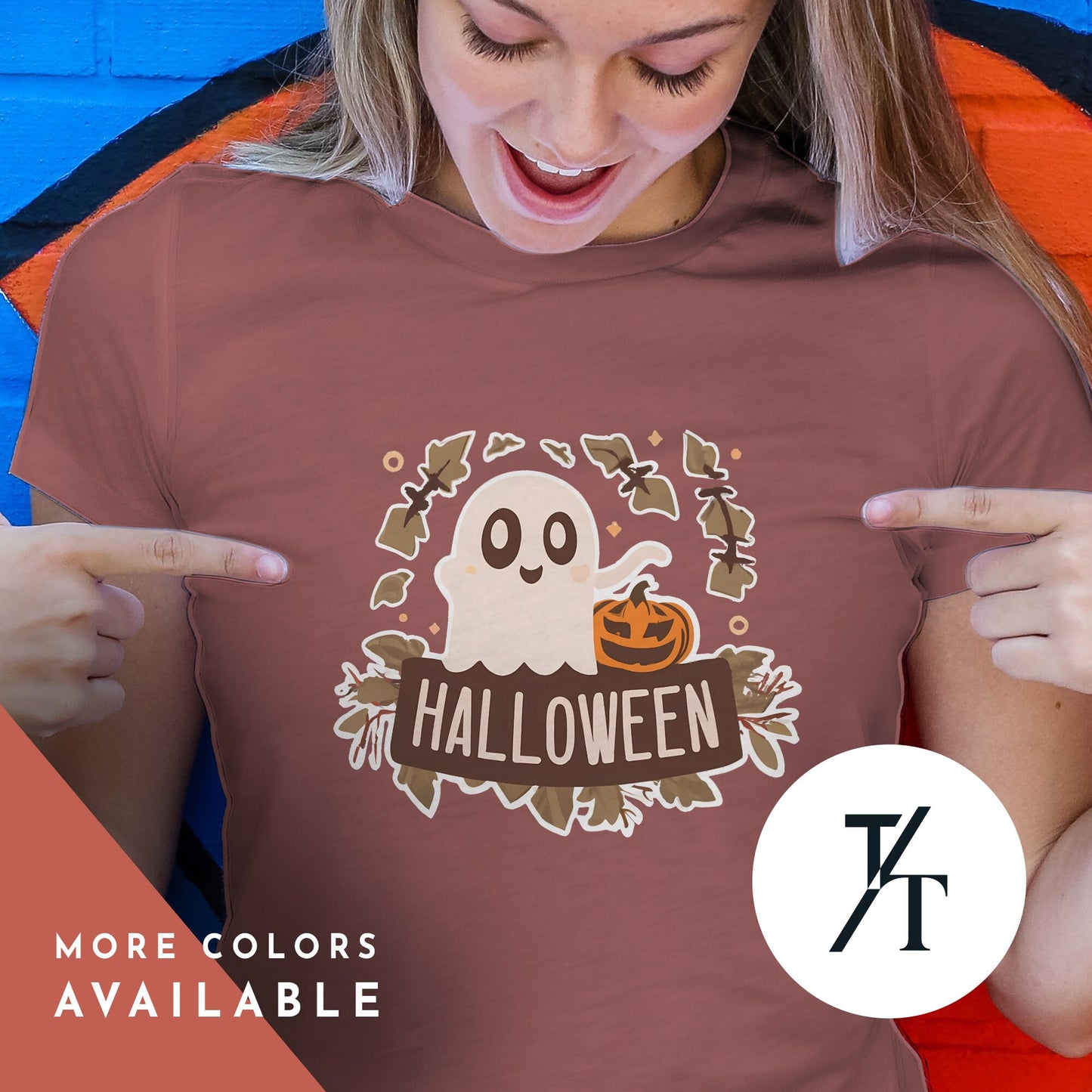 Cute Ghost Shirt cute halloween shirt Happy Halloween tee, Fall Vibes Sweatshirt Pumpkin, spooky season, pumpkin tshirt