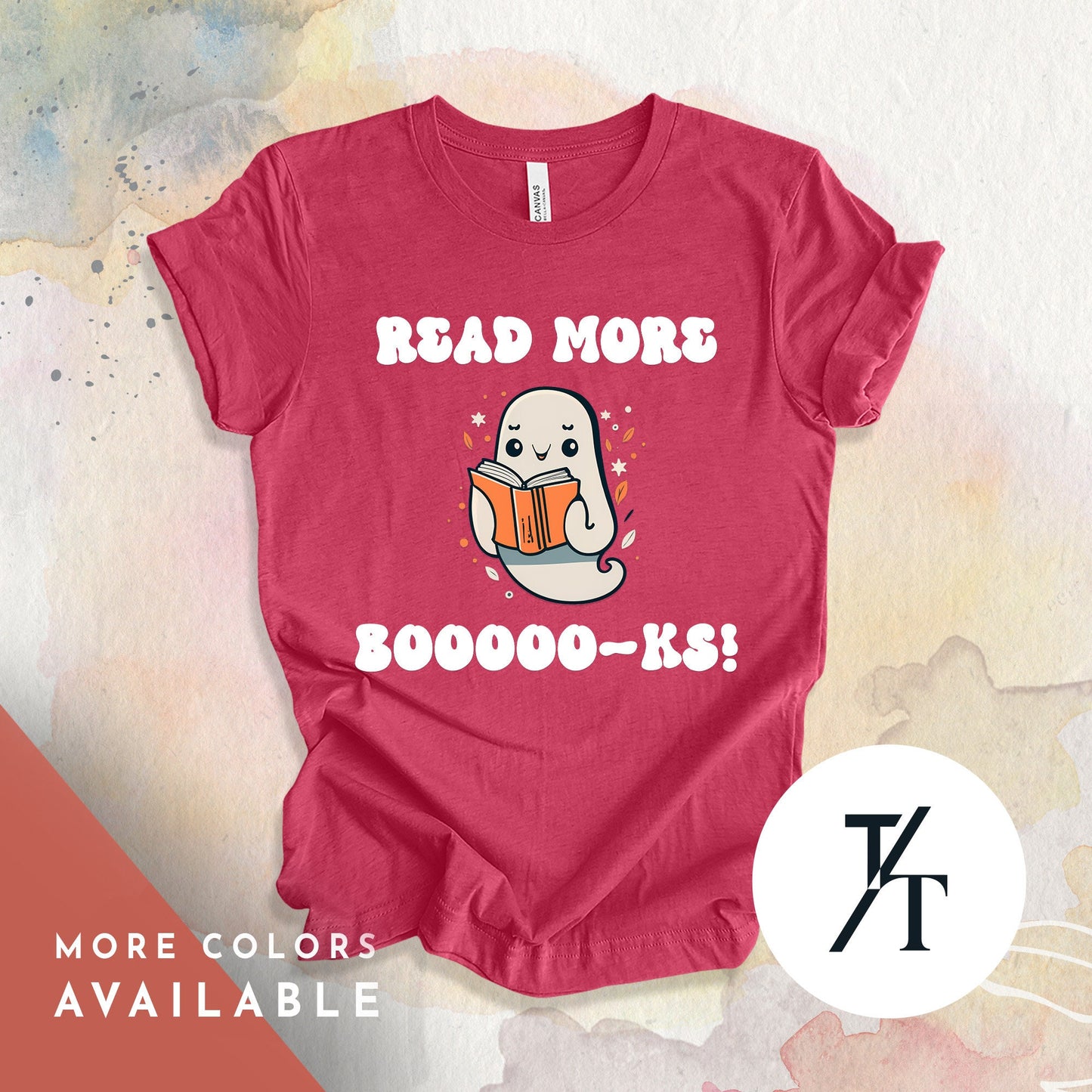 Read more books ghost shirt, Teacher Halloween, Teacher Ghost Shirt, Halloween Party, Book Lover Gift Spooky Season, Spooky Librarian tee