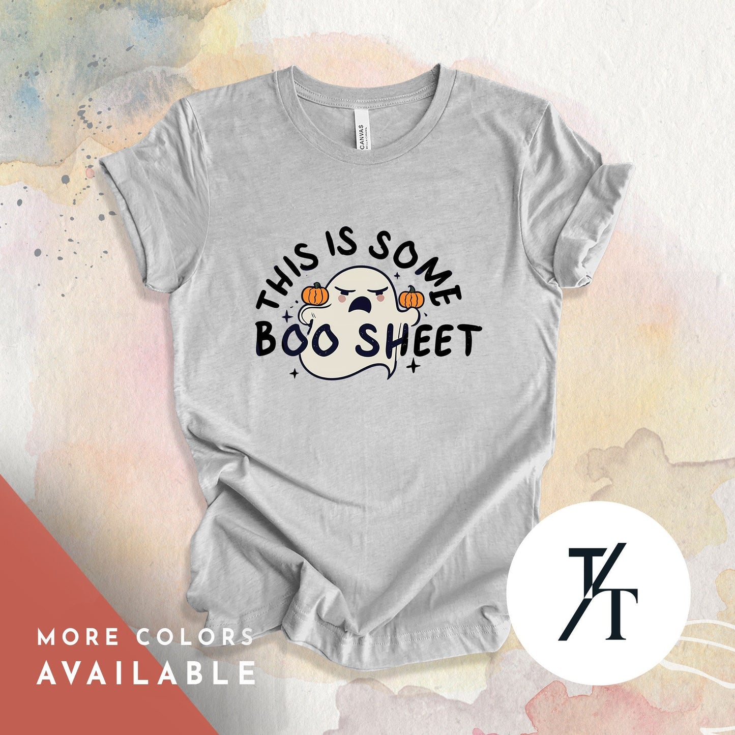 Ghost this is some boo sheet shirt, Funny Halloween Tee, Halloween Gift, Spooky Season Shirt, Ghost Spooky Season Tee