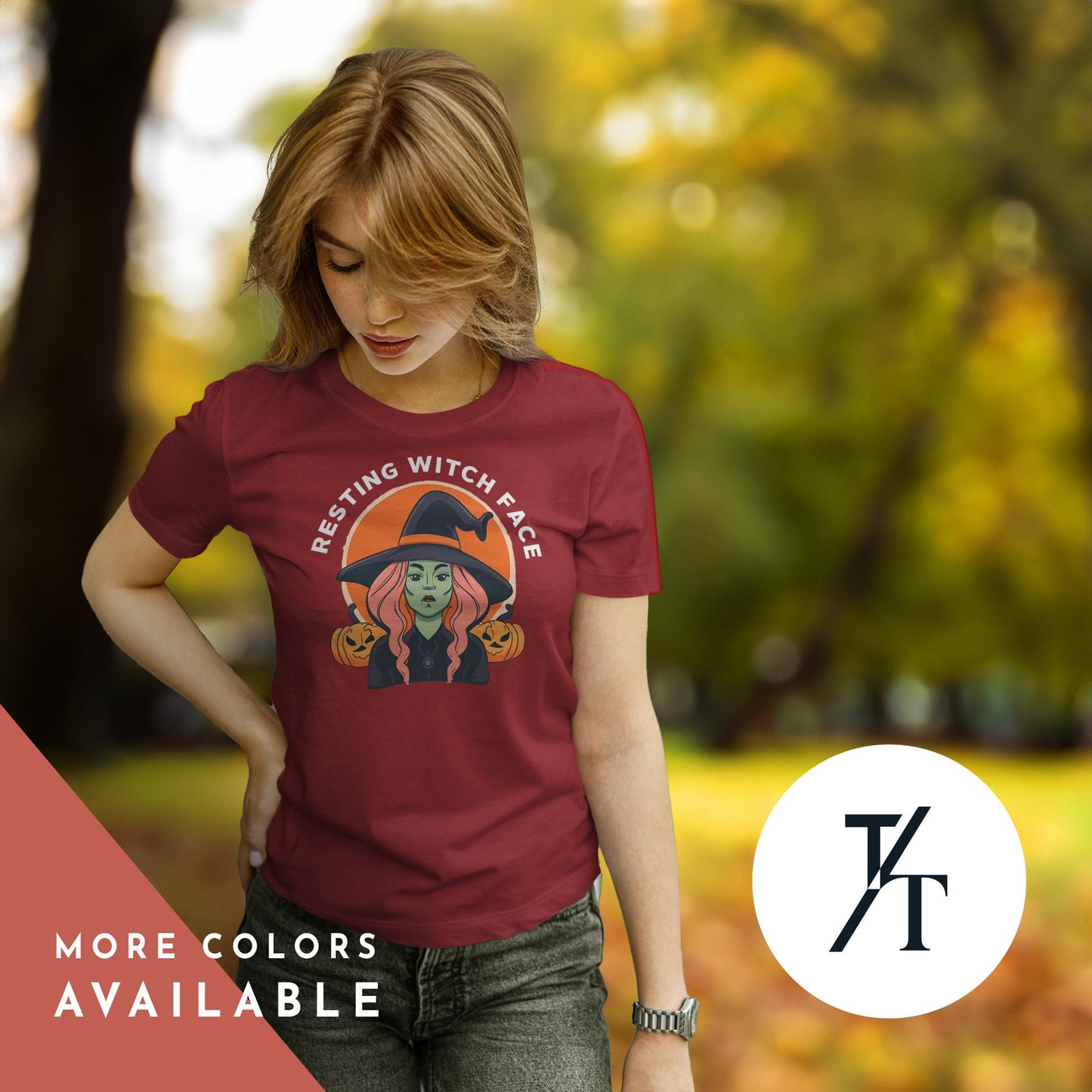 Resting Witch Face Shirt, Witch Shirts, Funny Halloween tee, tShirt for Women, Fall tShirt, Spooky Season Tees, Sarcastic Halloween shirt