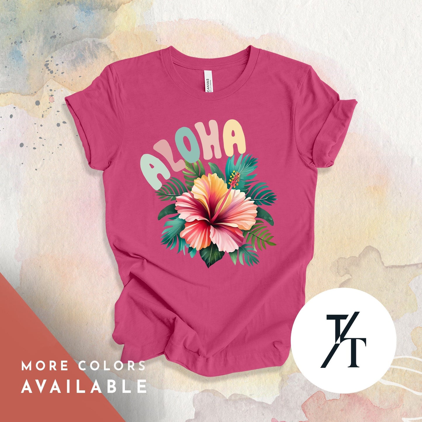 Hawaii Trip Tee, Hawaii Vacation, Aloha Tshirt, Aloha Shirt Women, Hibiscus Flower, Hibiscus Shirt, Cute Summer tee, Surfing tshirt,