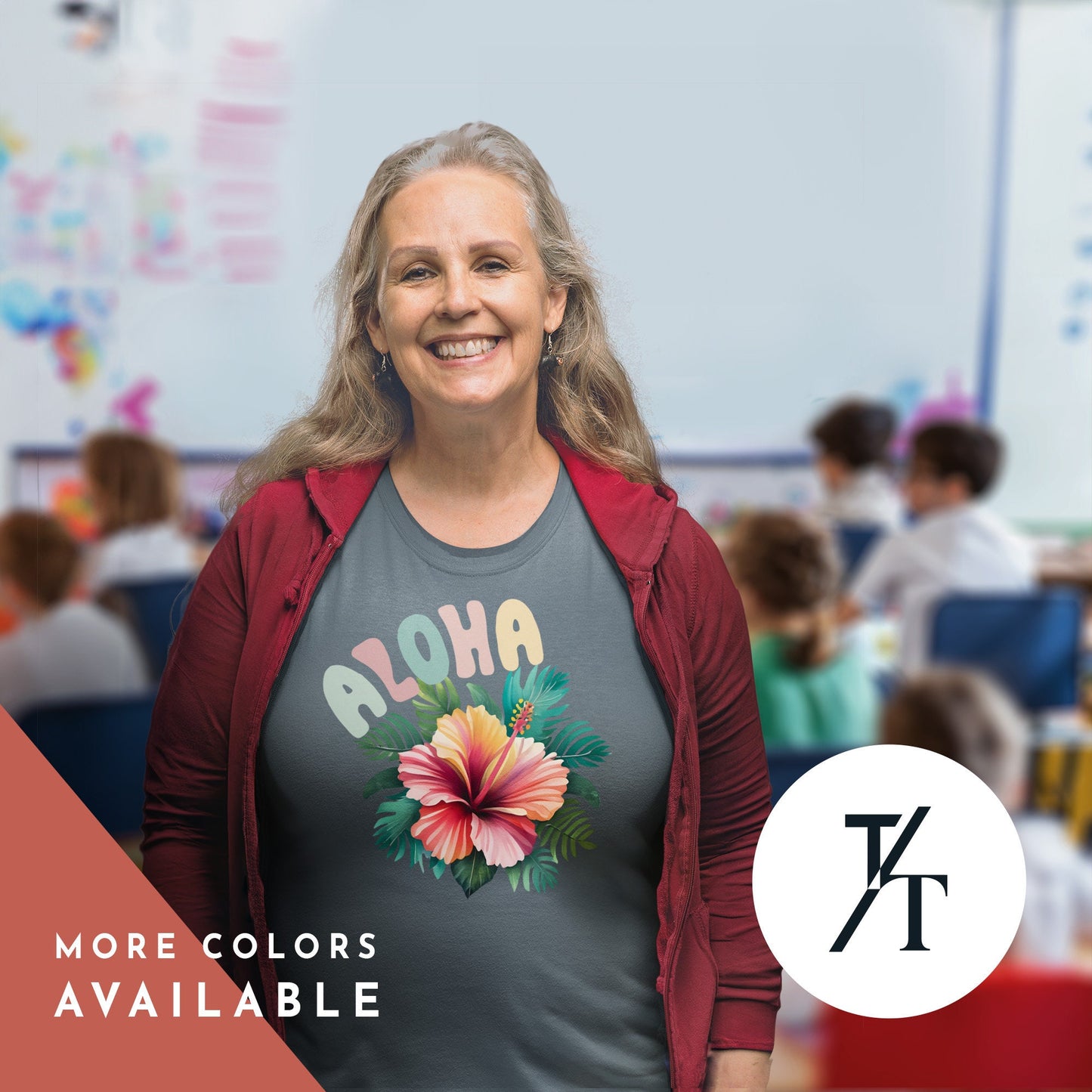 Hawaii Trip Tee, Hawaii Vacation, Aloha Tshirt, Aloha Shirt Women, Hibiscus Flower, Hibiscus Shirt, Cute Summer tee, Surfing tshirt,