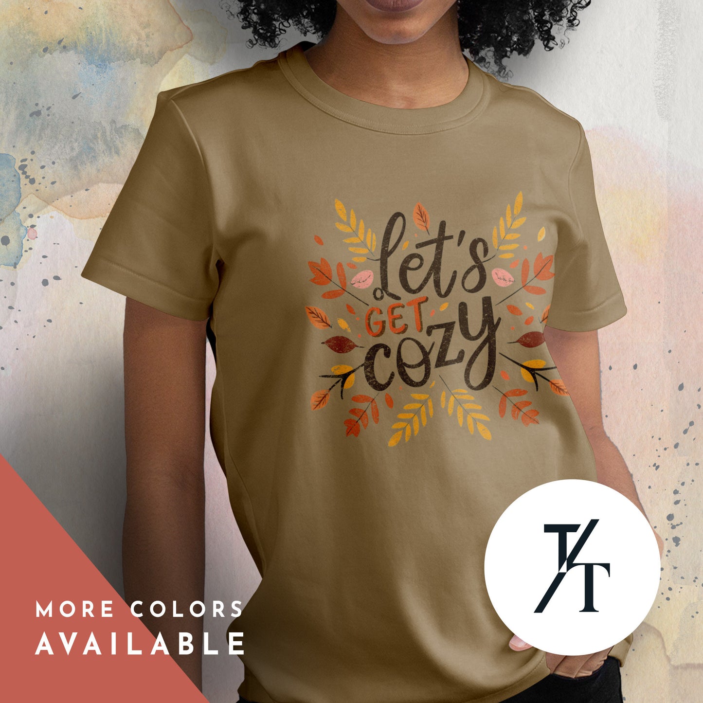 Let'S Get Cozy Shirt, Cozy Season Shirt, Fall Graphic Tees, Spooky Season tShirt, Fall tshirt, thanksgiving tee, Halloween Sweatshirt,