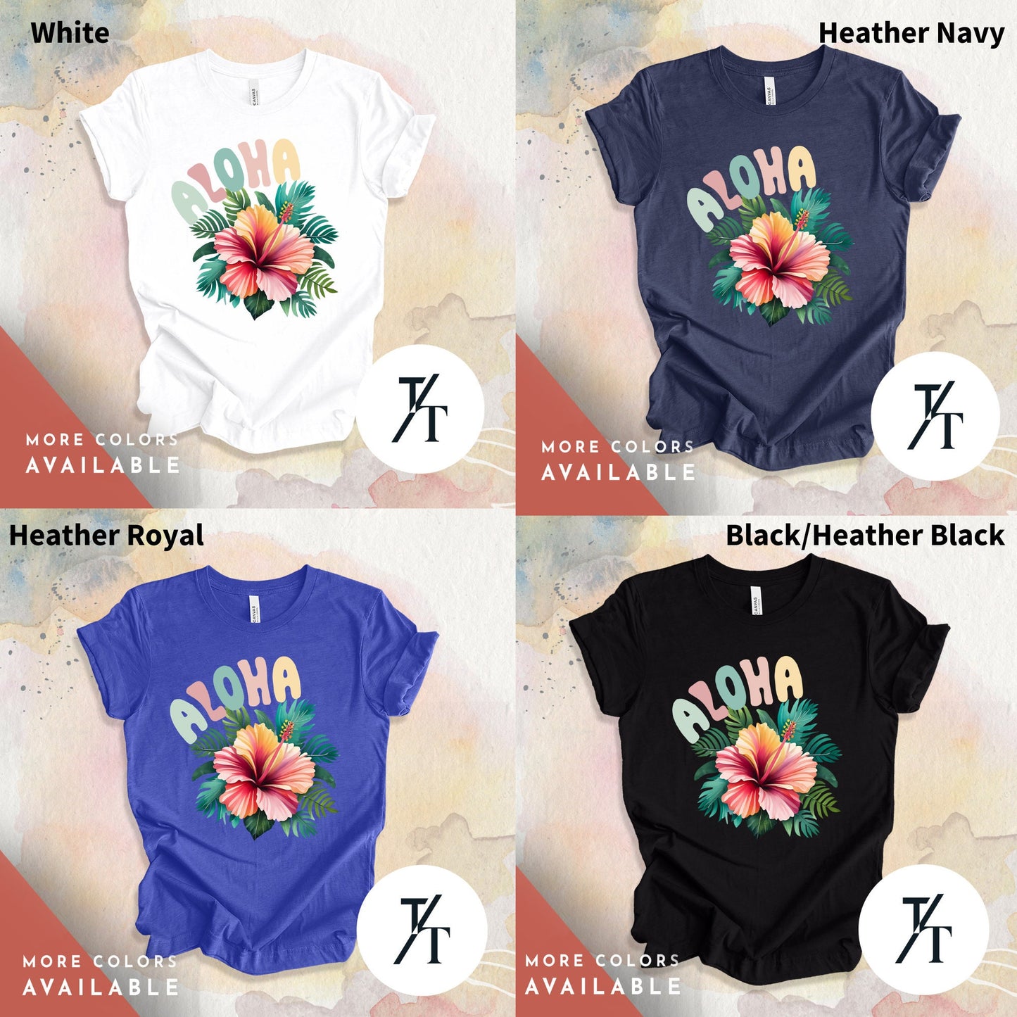 Hawaii Trip Tee, Hawaii Vacation, Aloha Tshirt, Aloha Shirt Women, Hibiscus Flower, Hibiscus Shirt, Cute Summer tee, Surfing tshirt,