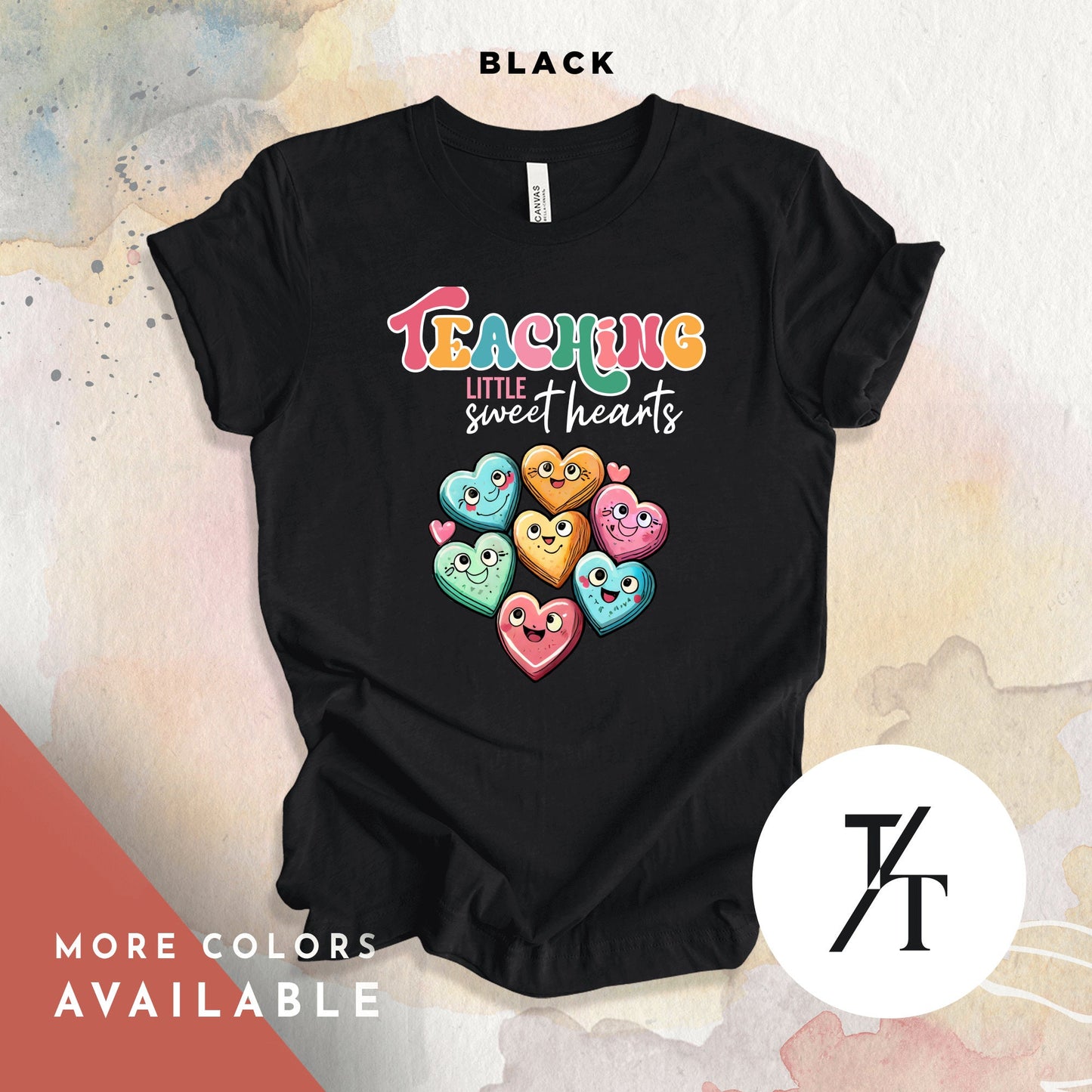 Teaching Sweethearts Teacher Shirts, Teacher Valentines Day Shirt, Valentines Day Gift For Teachers Valentine Heart Women Shirt Teachers tee