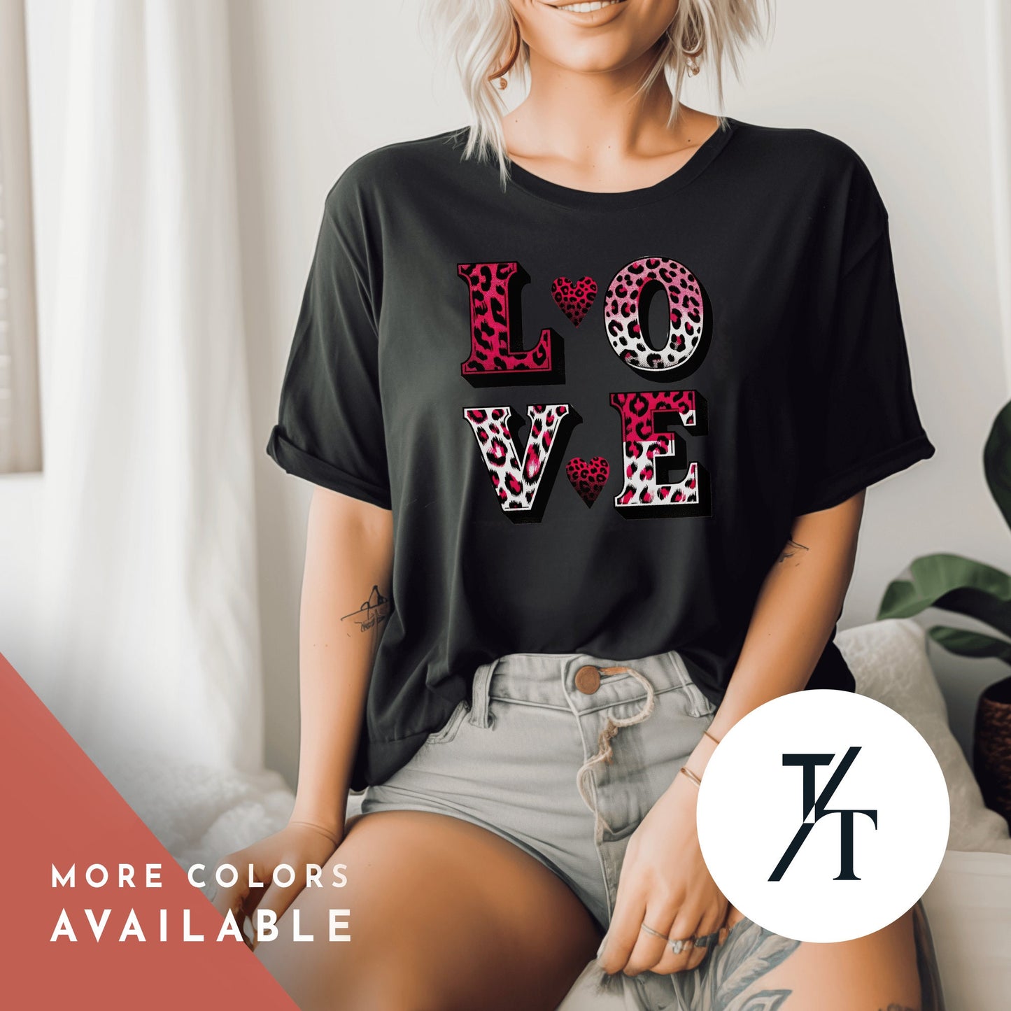 Cheetah Heart Shirt, Leopard Heart Shirt, Valentines Day Shirts, Gift For Her, Valentine Day Gift, Cute Valentines tShirt, Hearts Love