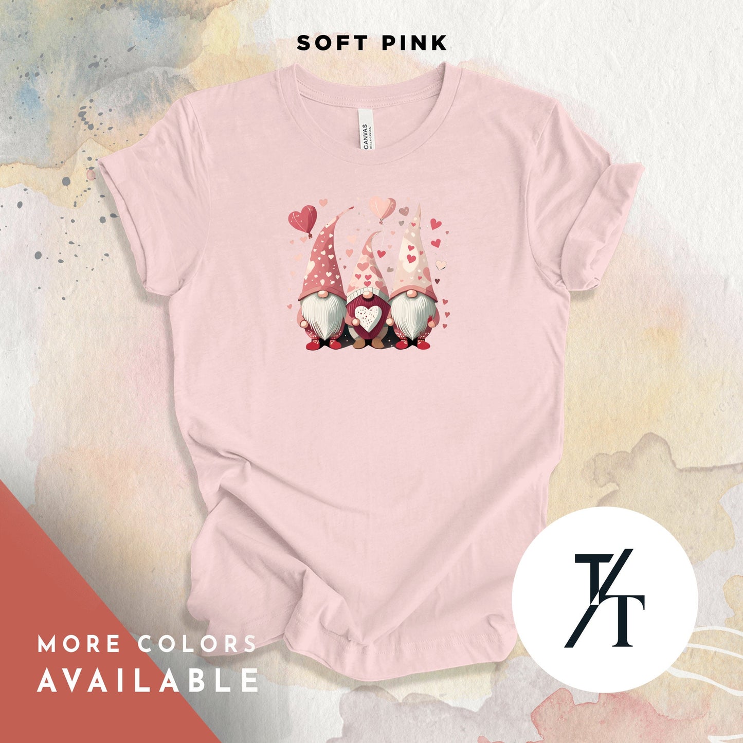 Gnome Valentines Day Shirt, Gnome Love Shirt, Funny Valentine Gnomes Shirts, Trendy Valentines Gift for Her Gnomes Valentine Tee