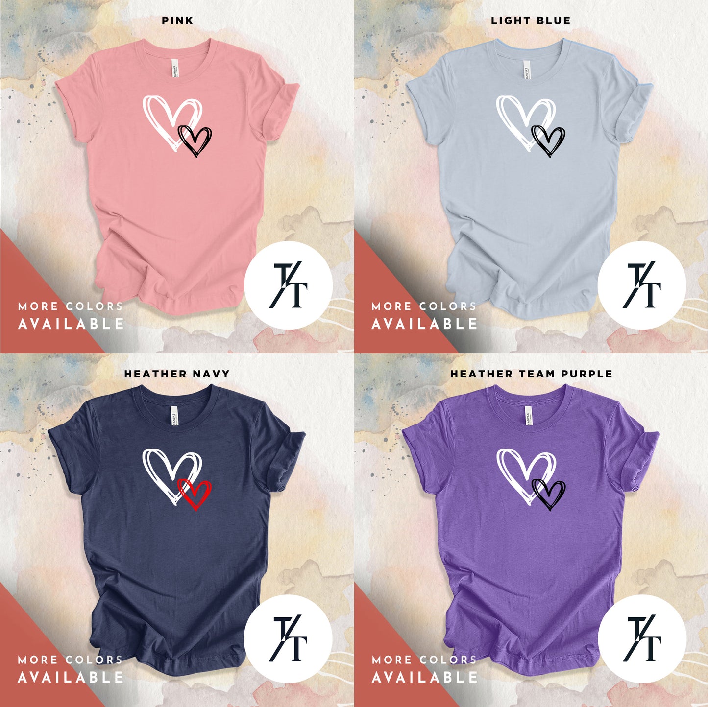 Valentines Day Shirt, Doodle Art, Valentines Day Gift, Valentine Doodle, Hand Drawn, Doodle Heart Shirt, Hand Drawn Heart Tee, Gift For Her