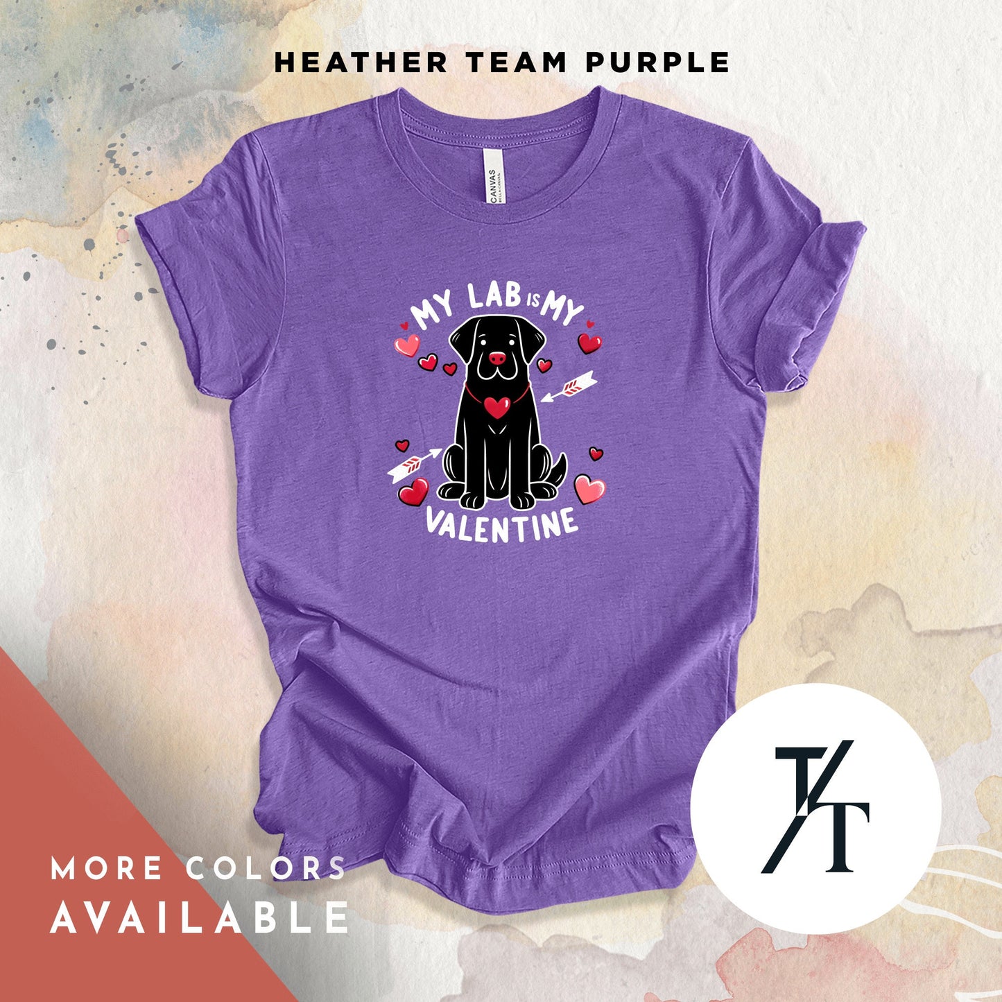 My lab is my Valentine, Labrador Retriever, Labrador Valentine, Black Lab Gifts, Labrador Mom, Dog Valentine Shirt, Dog Mom Valentines