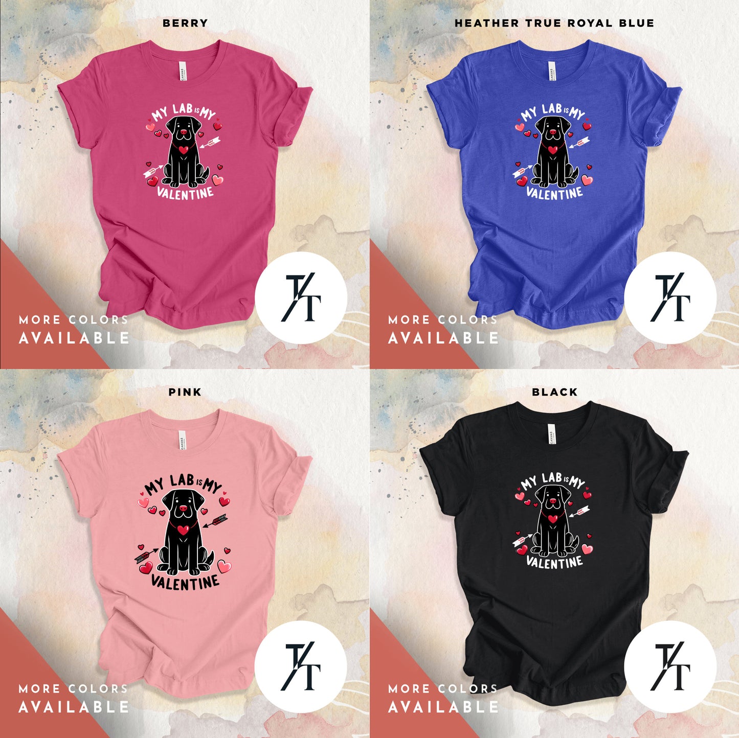 My lab is my Valentine, Labrador Retriever, Labrador Valentine, Black Lab Gifts, Labrador Mom, Dog Valentine Shirt, Dog Mom Valentines