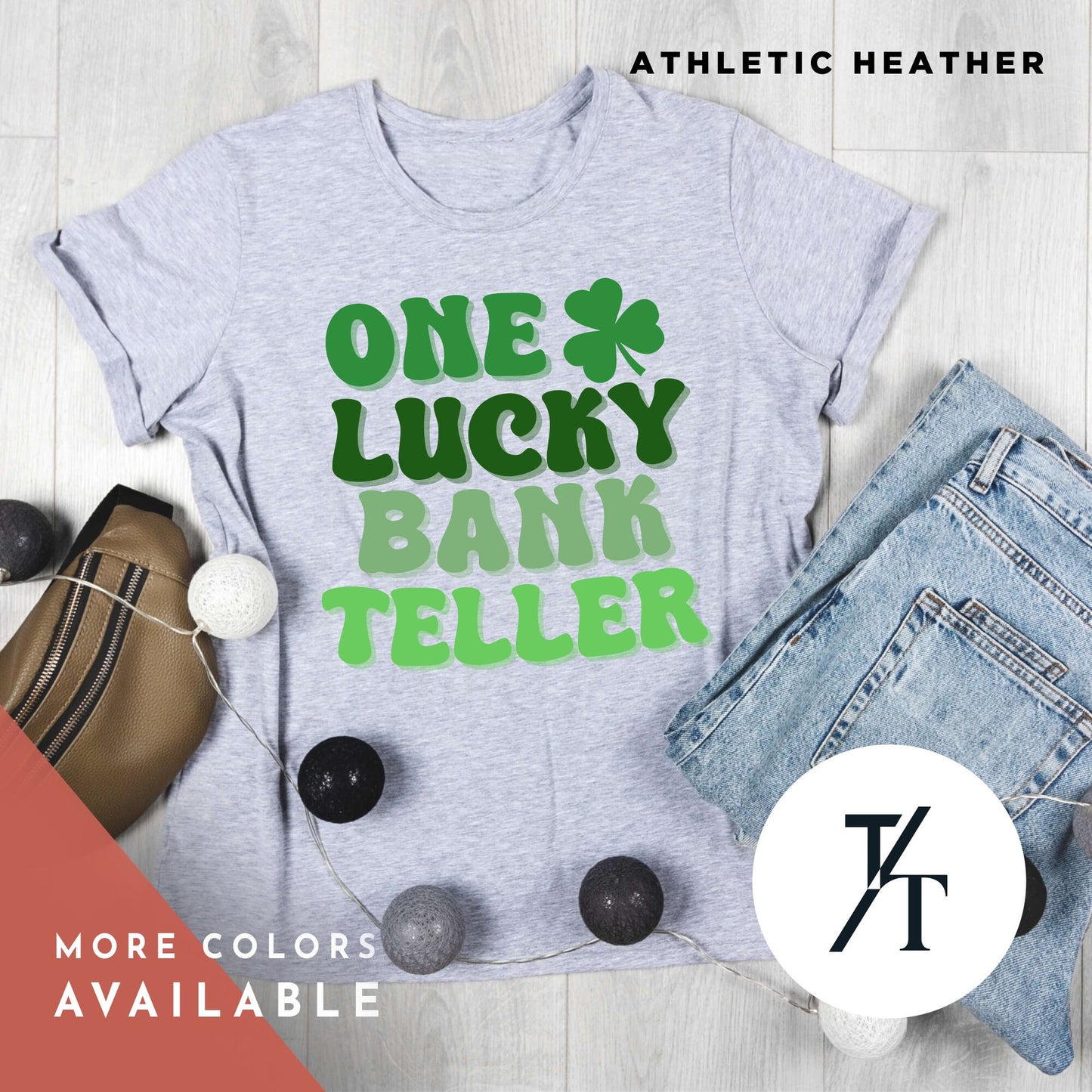 Saint Patricks Day Bank Teller Shirt, Shamrock Shirt, Saint Patricks Day, Gift For Banker, Best Bank Teller, St Patricks Day Tee, St Pattys