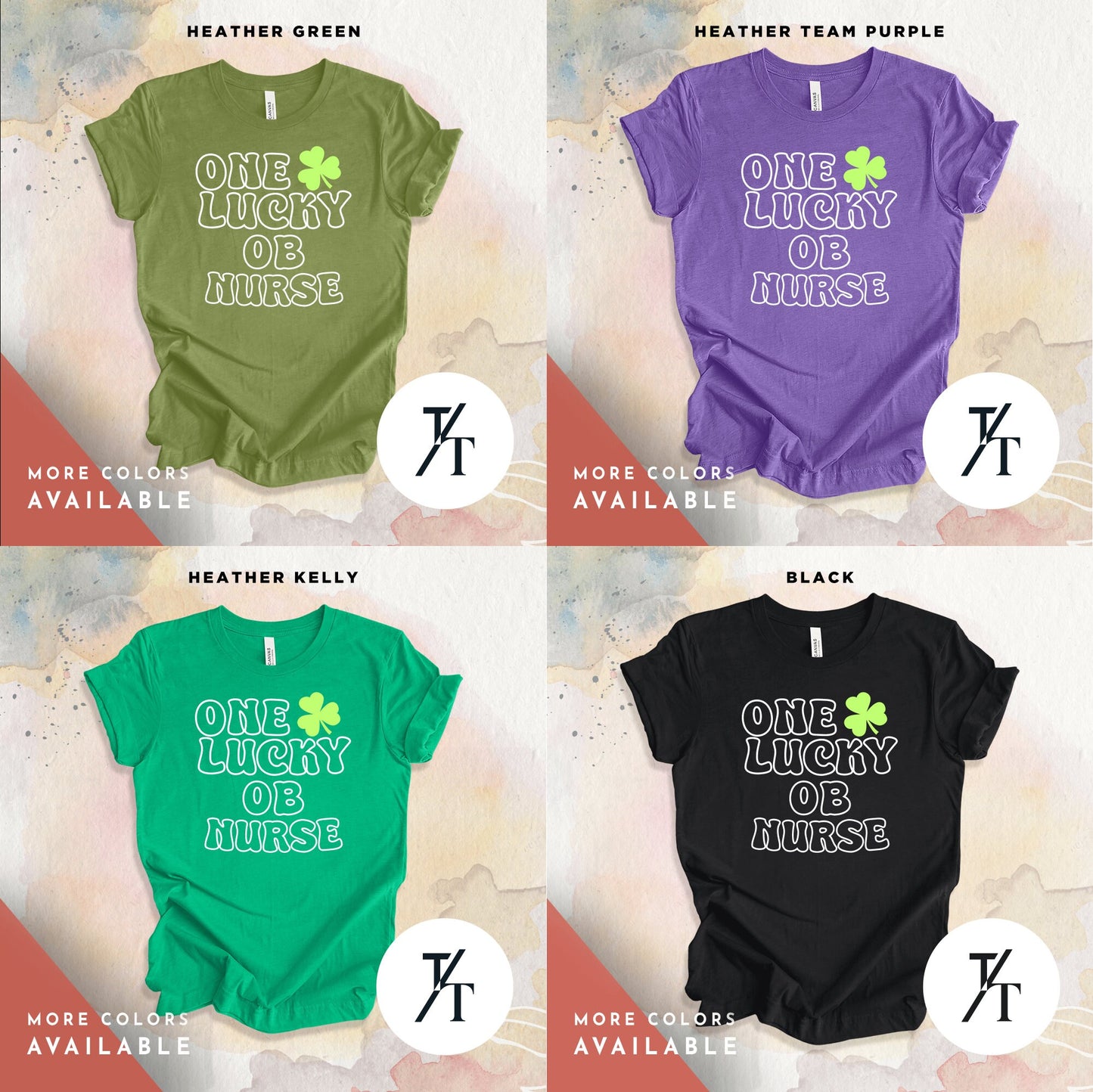L And D Nurse Tshirt, L&D Nurse Crew, Labor And Delivery, St Paddy Day Gift, Labor And Delivery, Ob Delivery Room Leprechaun Tshirt Gift