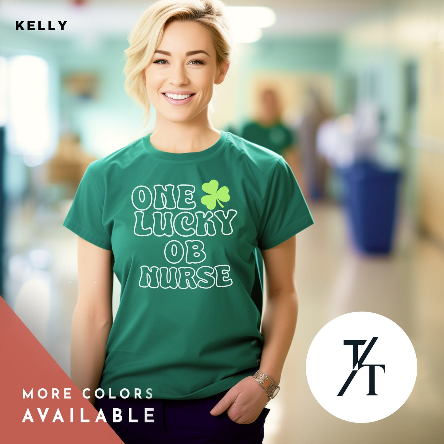 L And D Nurse Tshirt, L&D Nurse Crew, Labor And Delivery, St Paddy Day Gift, Labor And Delivery, Ob Delivery Room Leprechaun Tshirt Gift
