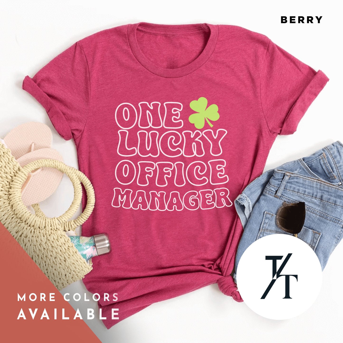 St Patricks Office Manager Shirt, St. Patrick'S Day, St. Patrick', Office Manager Gift, St Paddys Day tee, Group Shirts, Gift For Manager