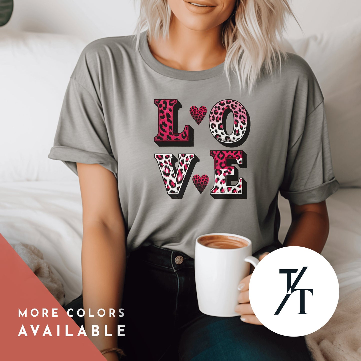 Cheetah Heart Shirt, Leopard Heart Shirt, Valentines Day Shirts, Gift For Her, Valentine Day Gift, Cute Valentines tShirt, Hearts Love