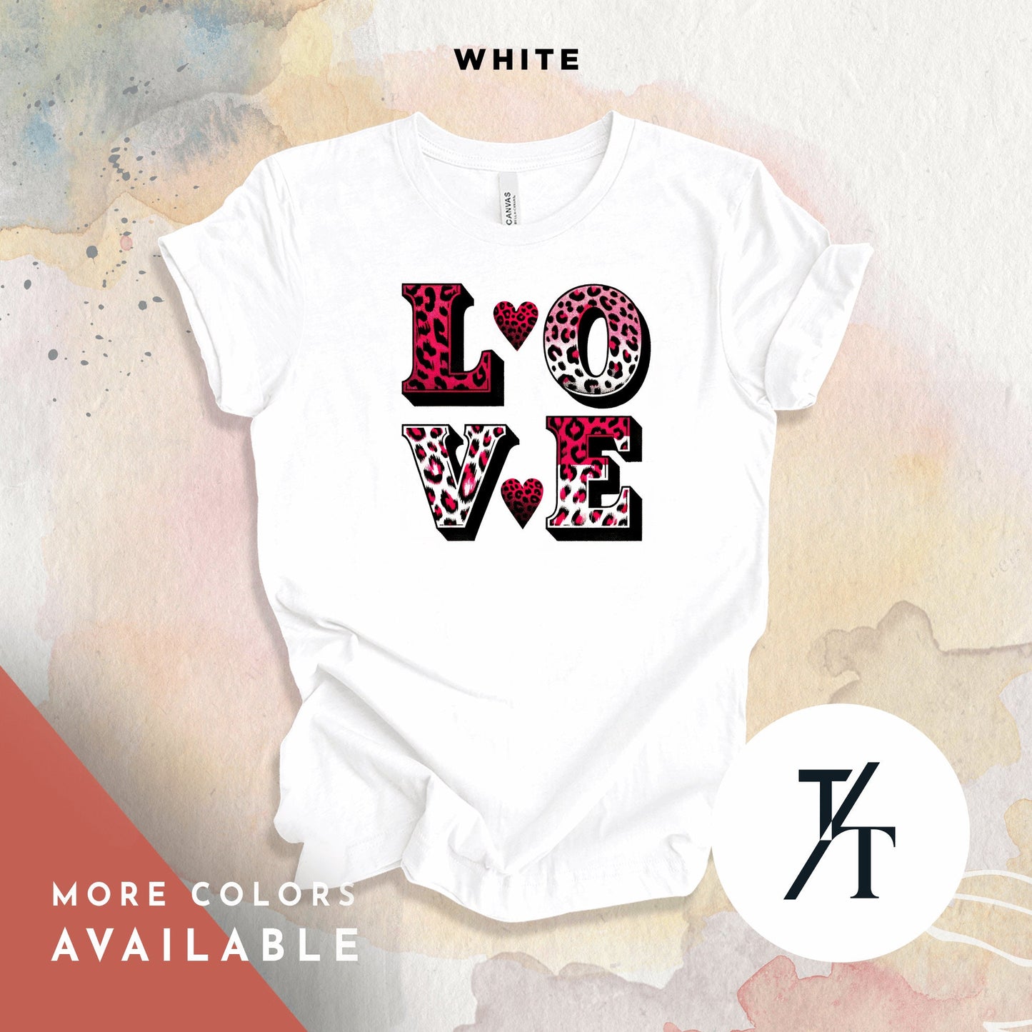 Cheetah Heart Shirt, Leopard Heart Shirt, Valentines Day Shirts, Gift For Her, Valentine Day Gift, Cute Valentines tShirt, Hearts Love