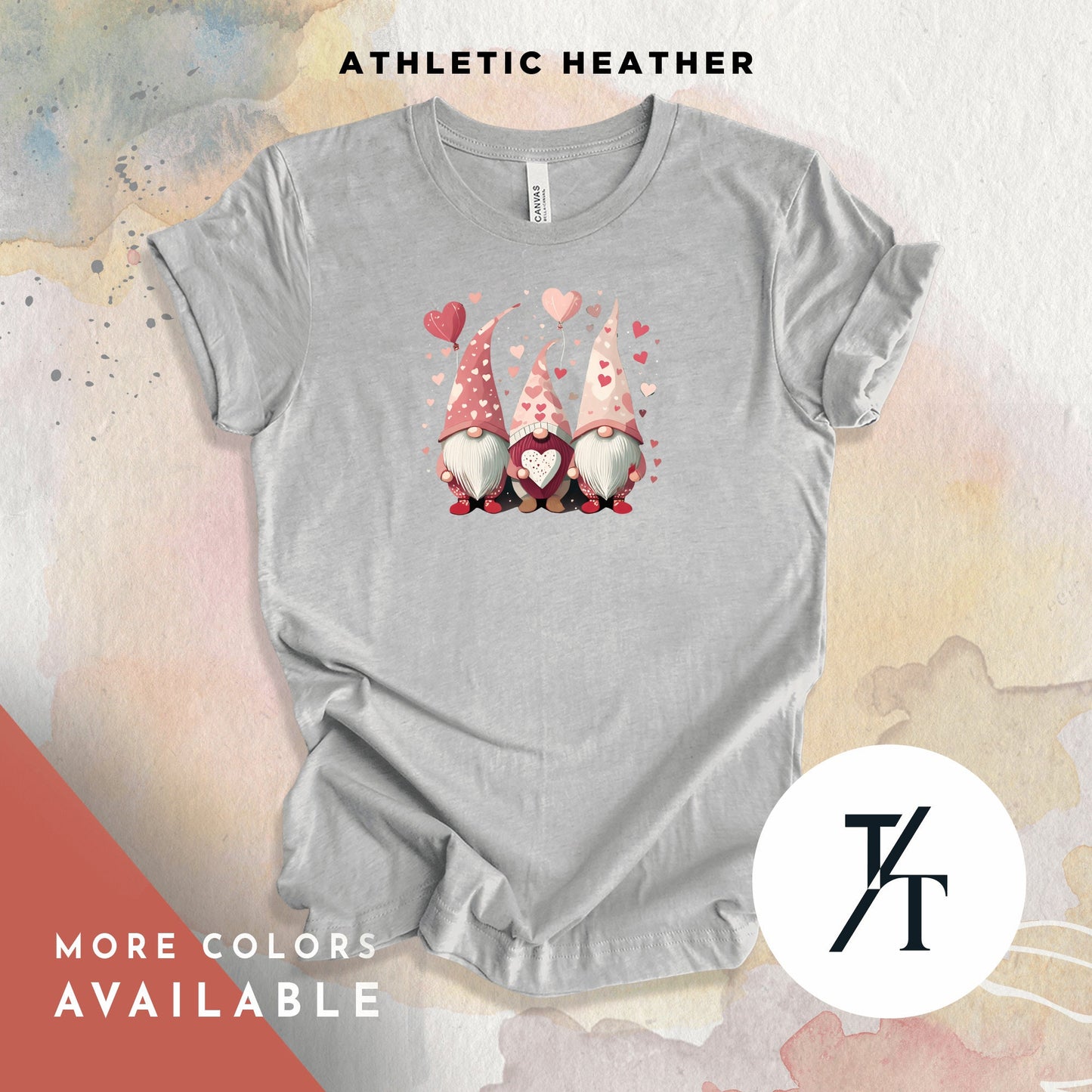 Gnome Valentines Day Shirt, Gnome Love Shirt, Funny Valentine Gnomes Shirts, Trendy Valentines Gift for Her Gnomes Valentine Tee