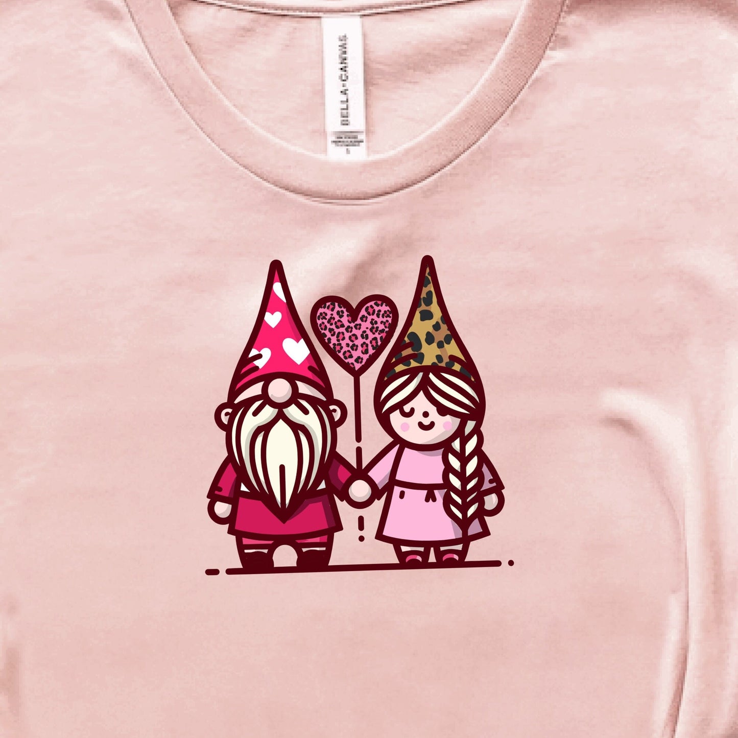 3 Happy adorable valentines day gnomes t-shirt