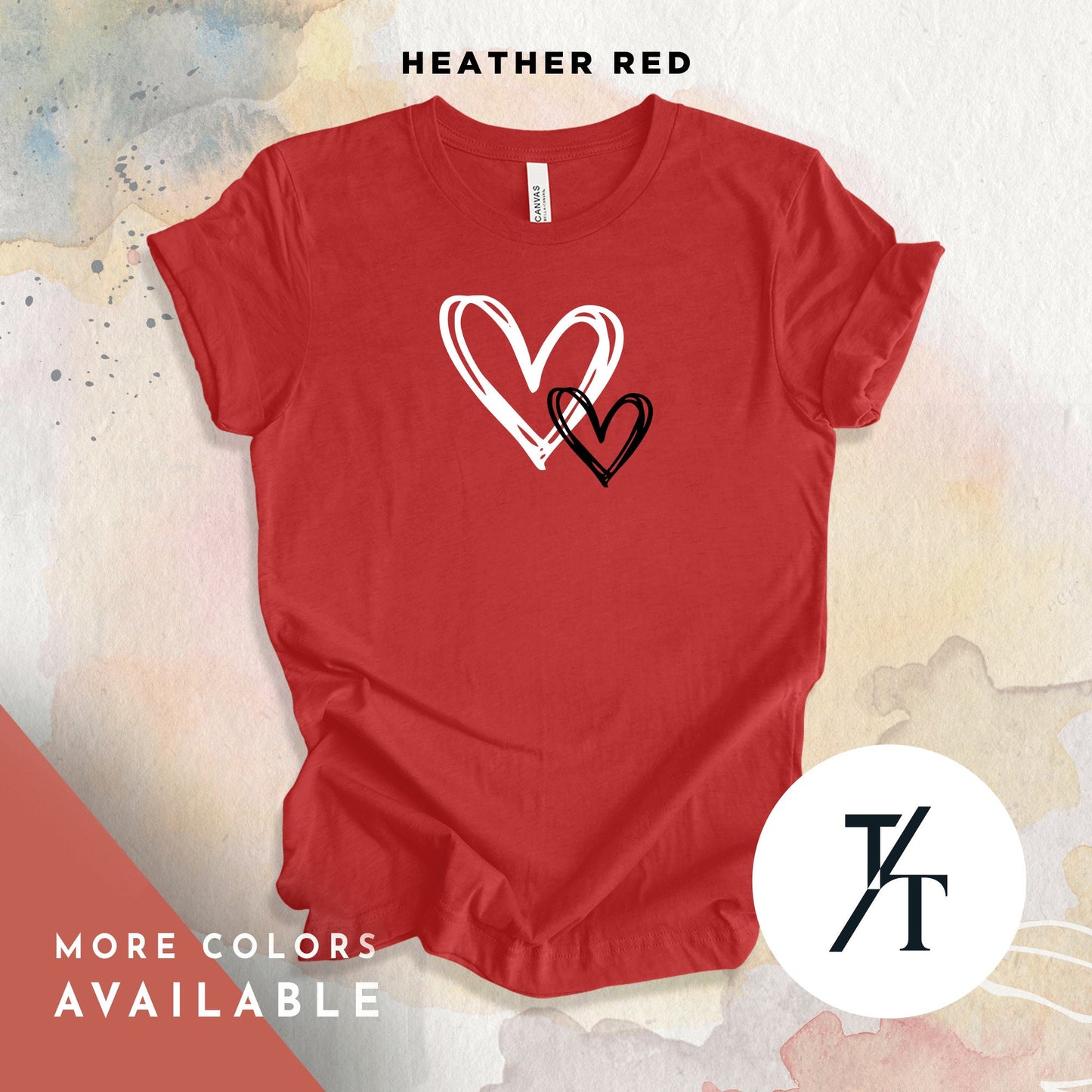 Valentines Day Shirt, Doodle Art, Valentines Day Gift, Valentine Doodle, Hand Drawn, Doodle Heart Shirt, Hand Drawn Heart Tee, Gift For Her